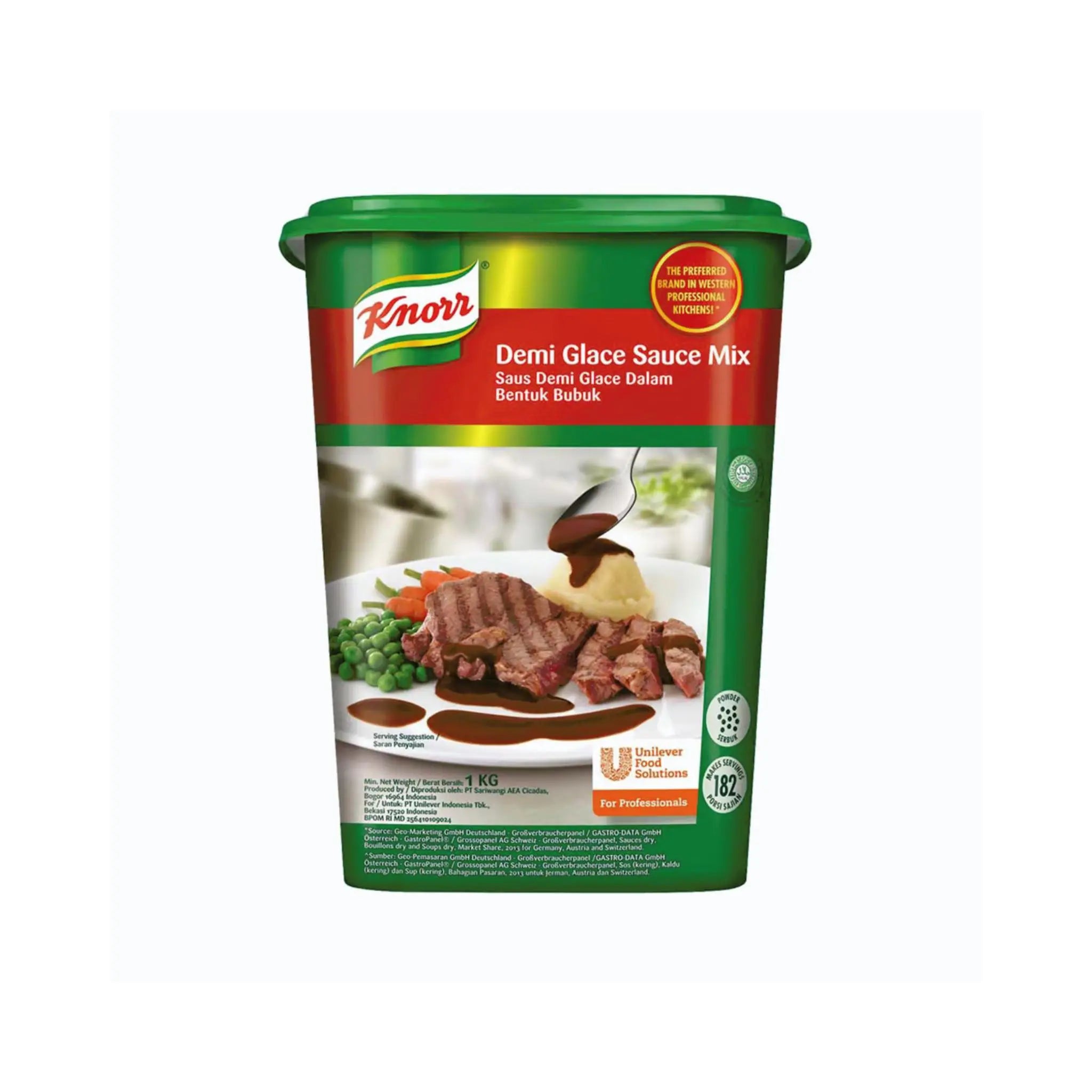 Knorr Demi Glace Sauce - 6x1kg (1 carton) - Marino.AE