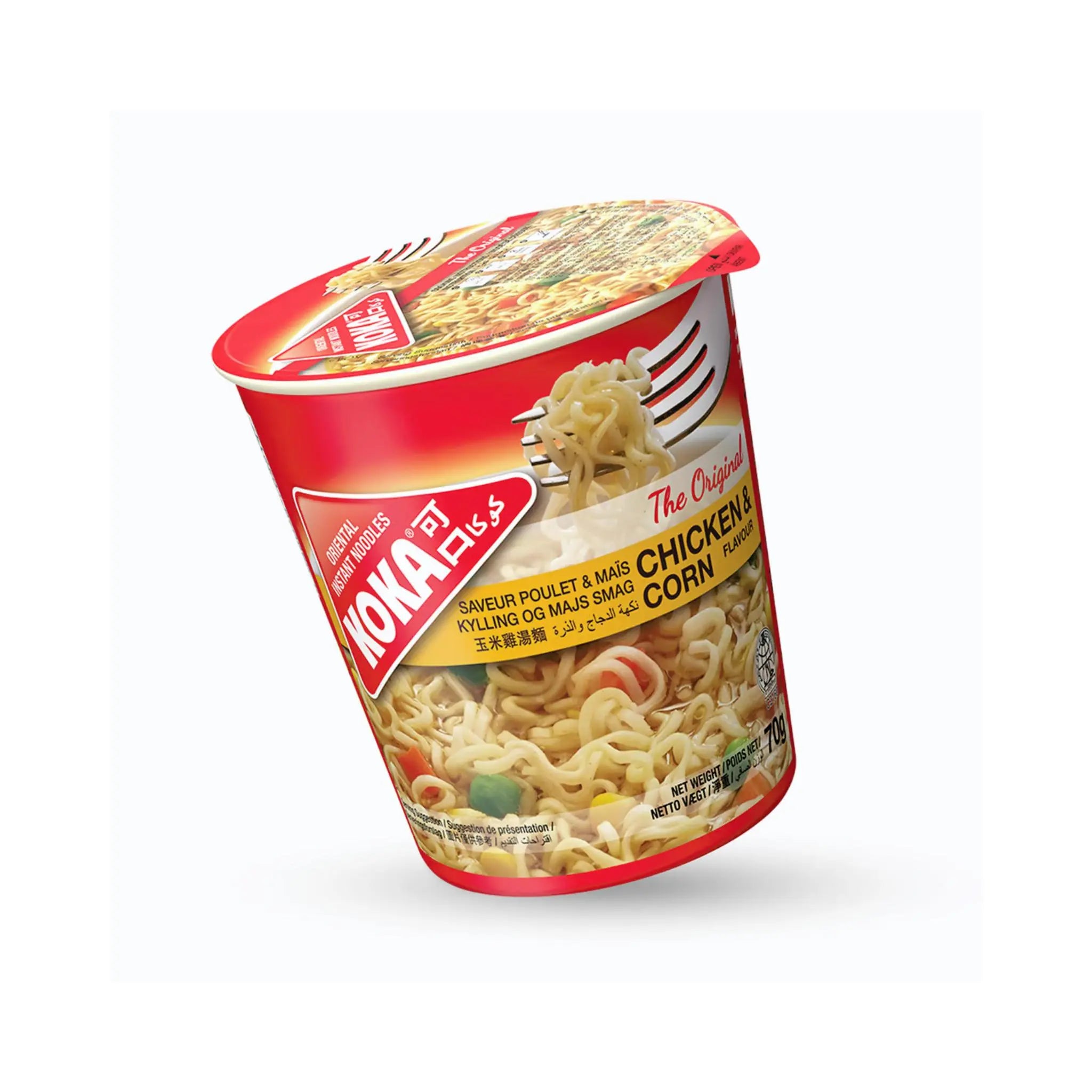 Koka Cup Noodles Chicken&Corn (24X70Gm) Koka
