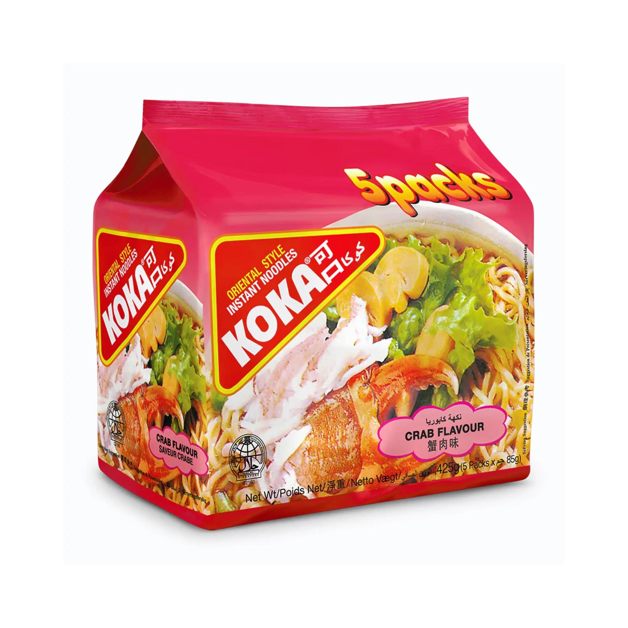 Koka Multi Pack Noodles Crab (12X5X85Gm) Koka