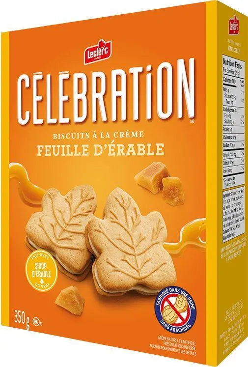 Leclerc - Celebration 
Maple Leaf (Cream Cookies) 240g Marino.AE