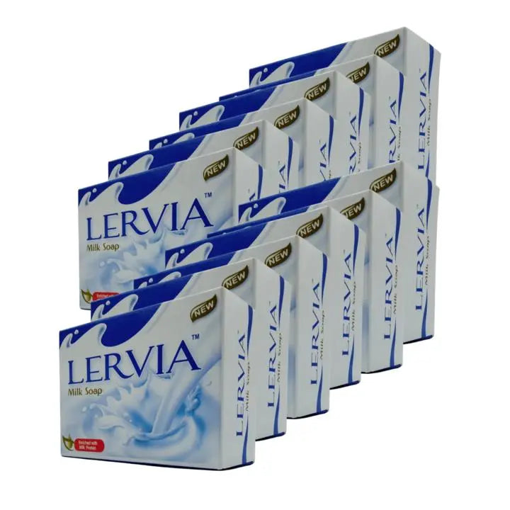 Lervia Milk Soap - Pack of 12(12×90g) Marino.AE