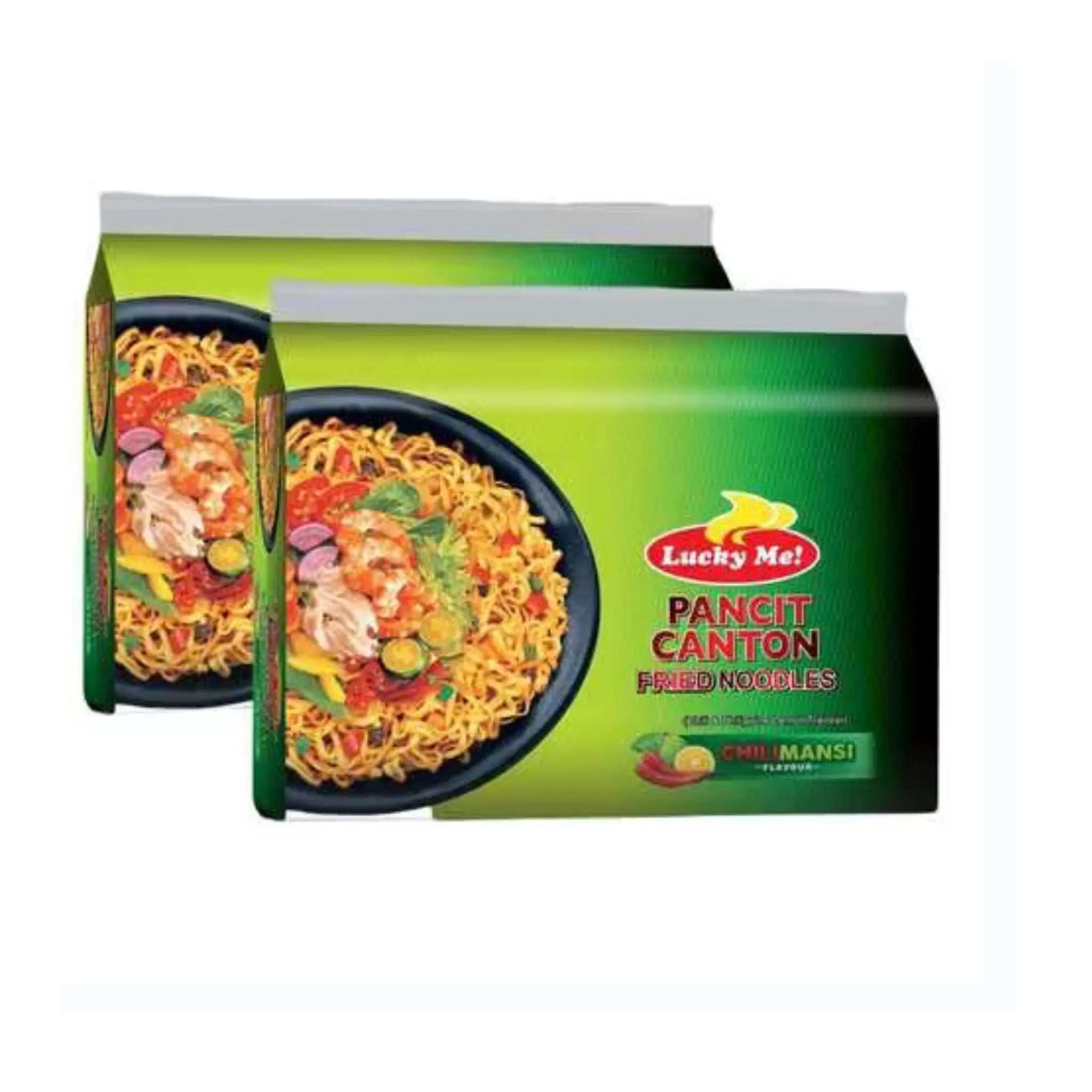 Lucky Me! Pancit Canton Fried Noodles Chilimansi 12 X (6 X 60G) Marino.AE