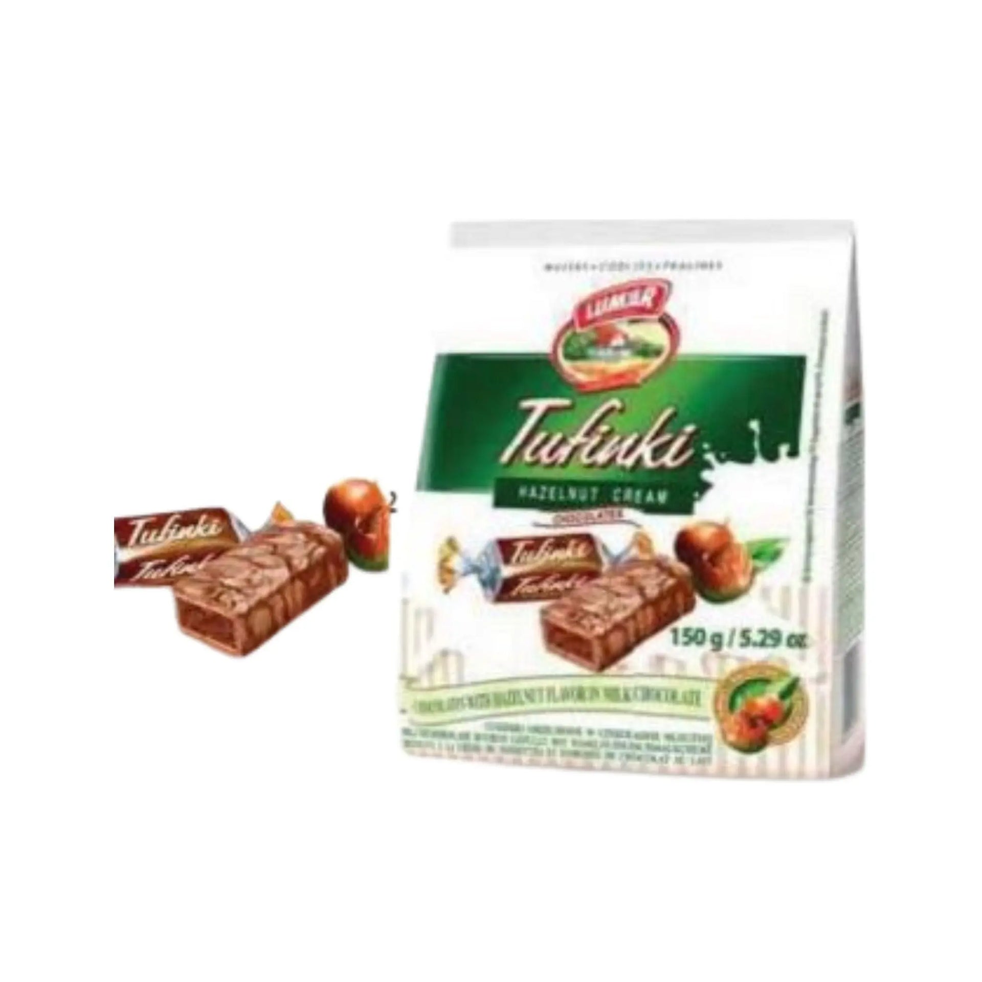 Lumar Tufinki Hazelnut in Milk Chocolate - 10x150g (1 carton) - Marino.AE
