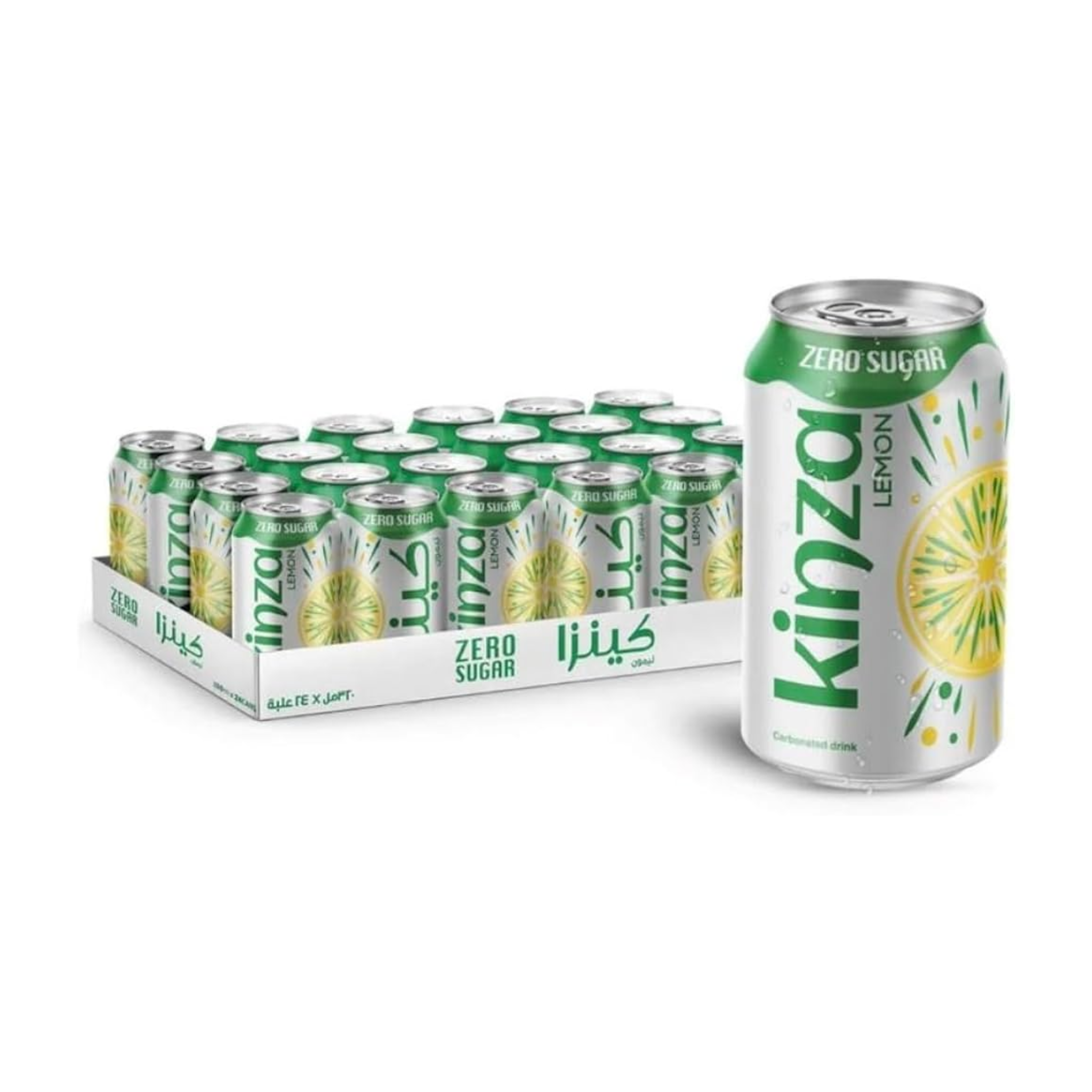 Kinza Lemon Zero Sugar - 300ml x 24 (1 carton)