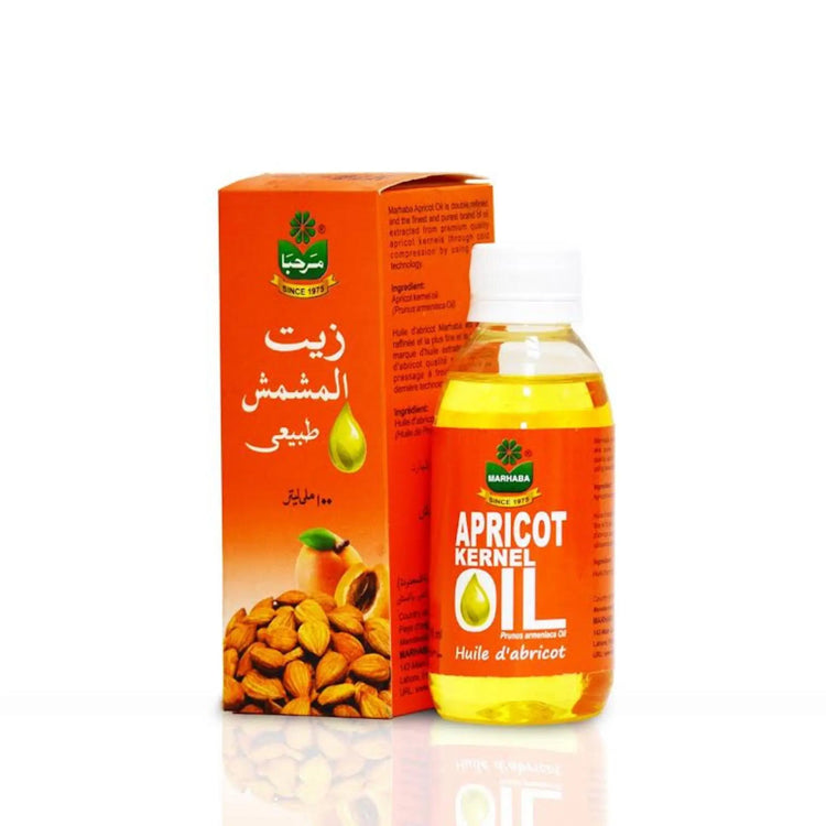 MARHABA APRICOT OIL 100ML - Pack of 12 - Marino.AE