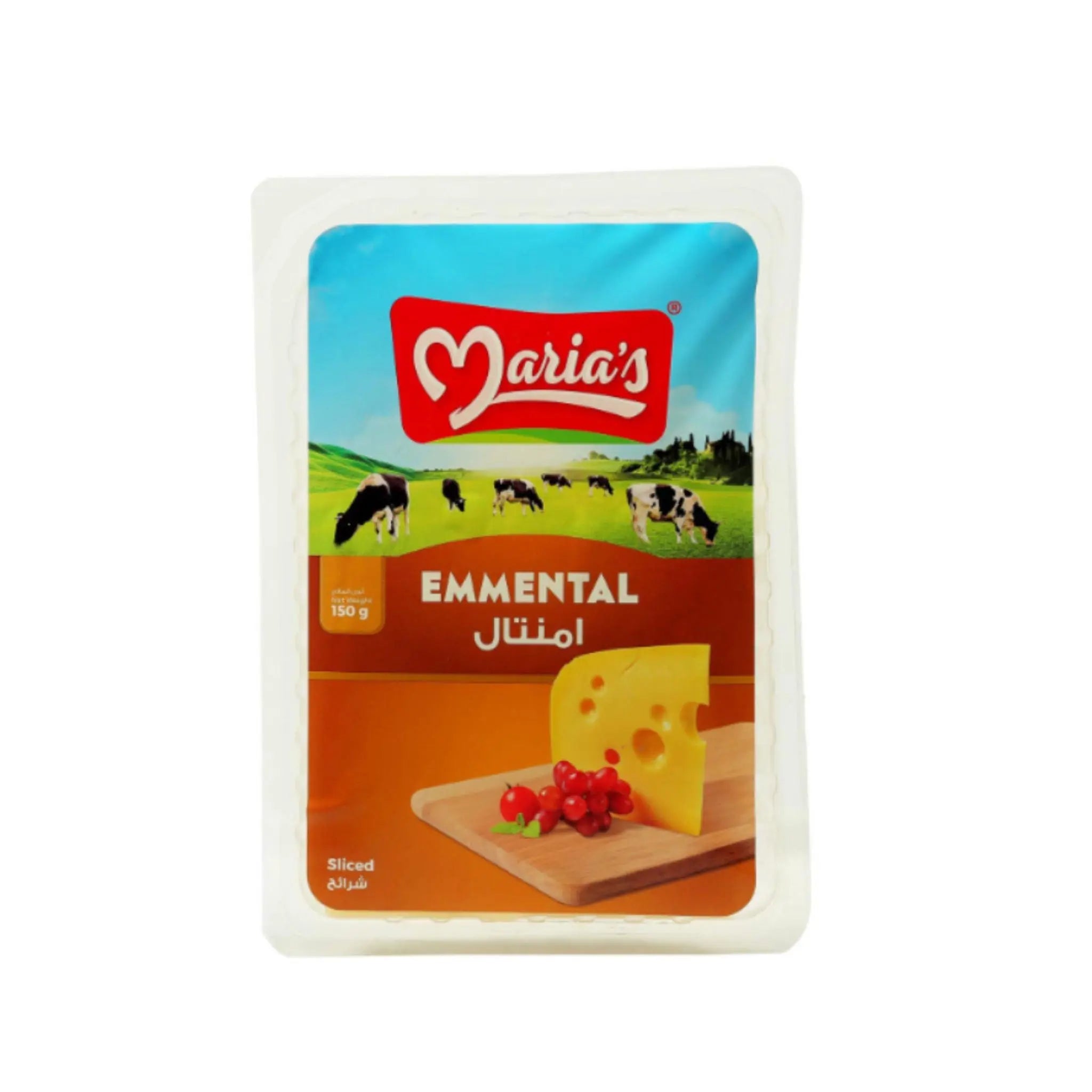 MARIAS EMMENTAL SLICE - 10x150GM Marino.AE