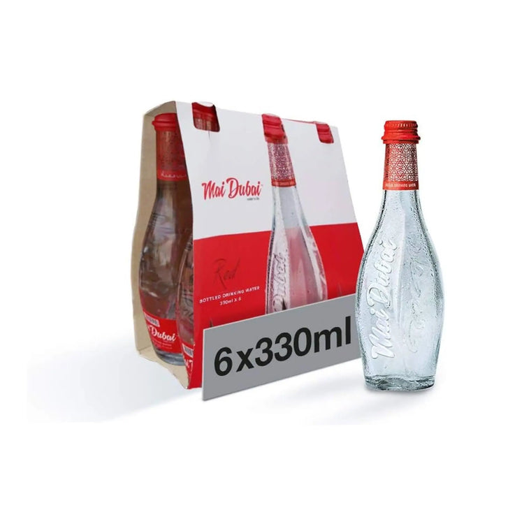 Mai Dubai Water Glass Bottle 330mlx 6*2 Marino.AE