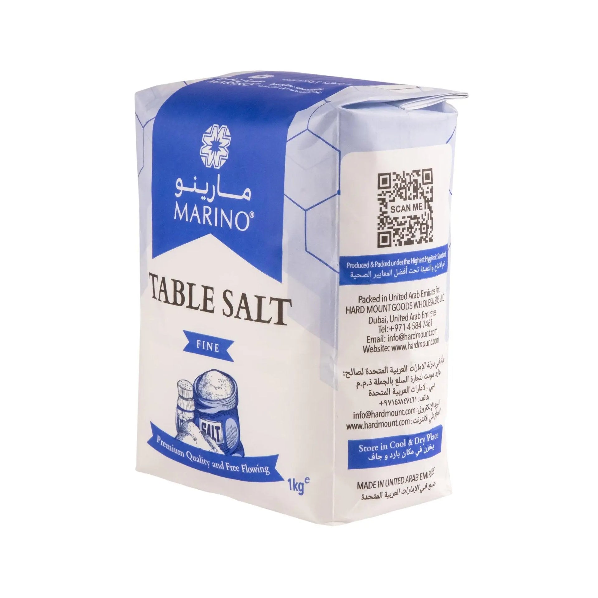 Marino Table Salt 1kg 12 pcs per ctn Marino Wholesale