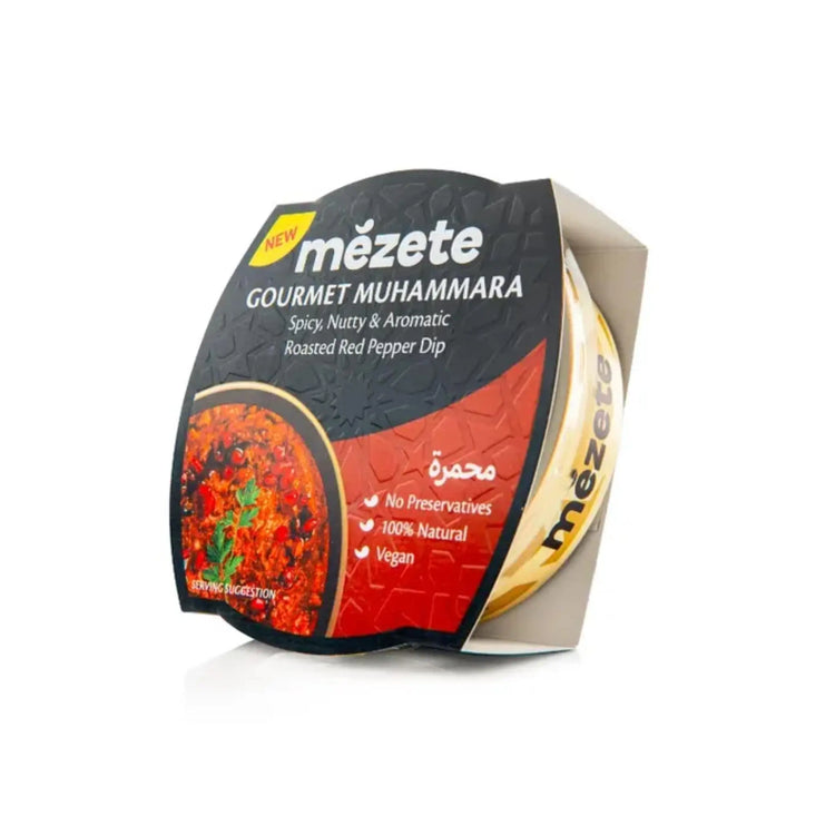 Mezete Gourmet Muhammara Roasted Red Pepper Dip - 215gx6 (1 carton) Marino.AE