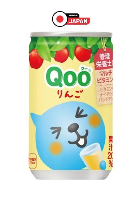 Minute Maid Qoo  Apple Juice JAPANESE 160g Can - Pack of 30 (1 × 30) Marino.AE