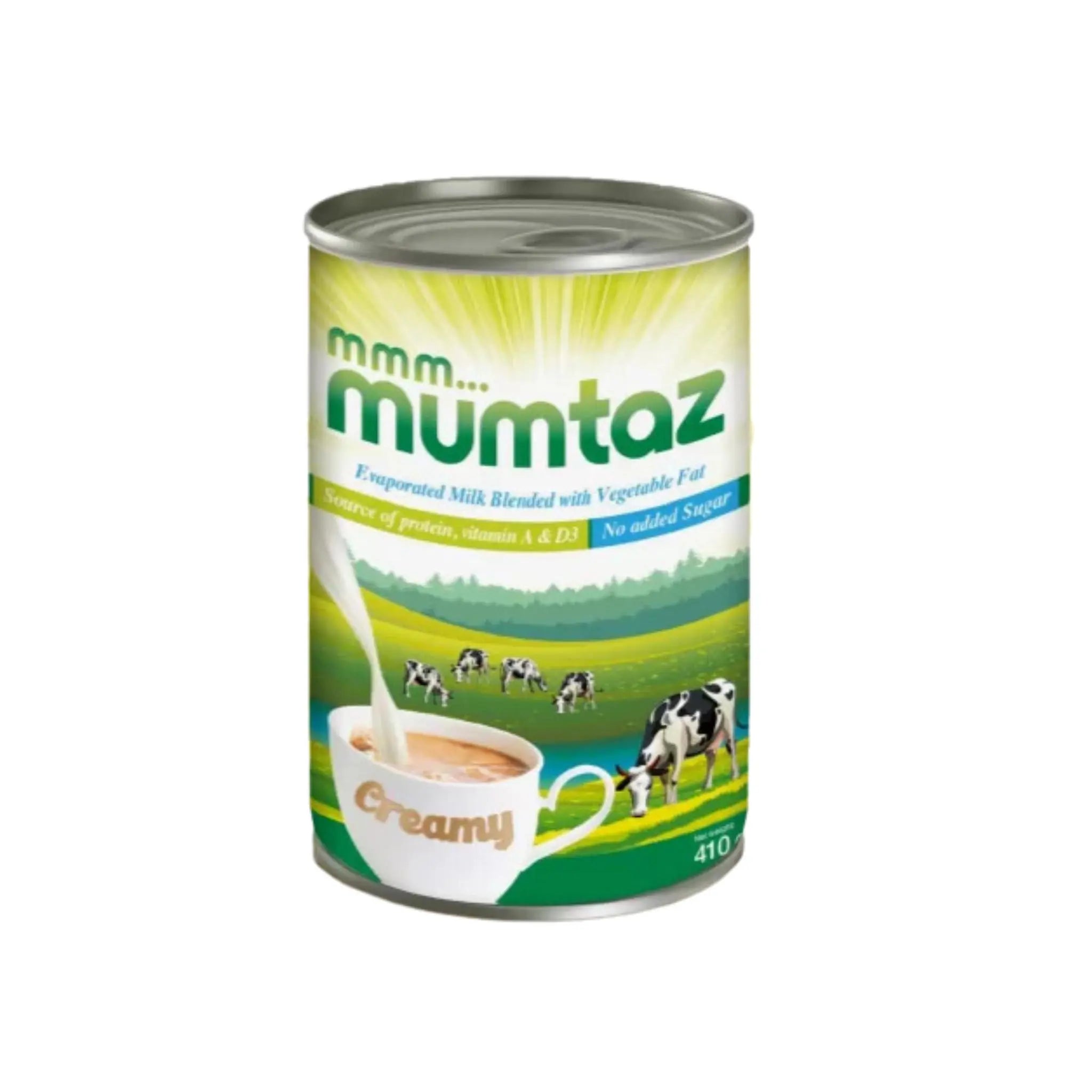 Mumtaz Evaporated Milk 410gx48 Marino.AE
