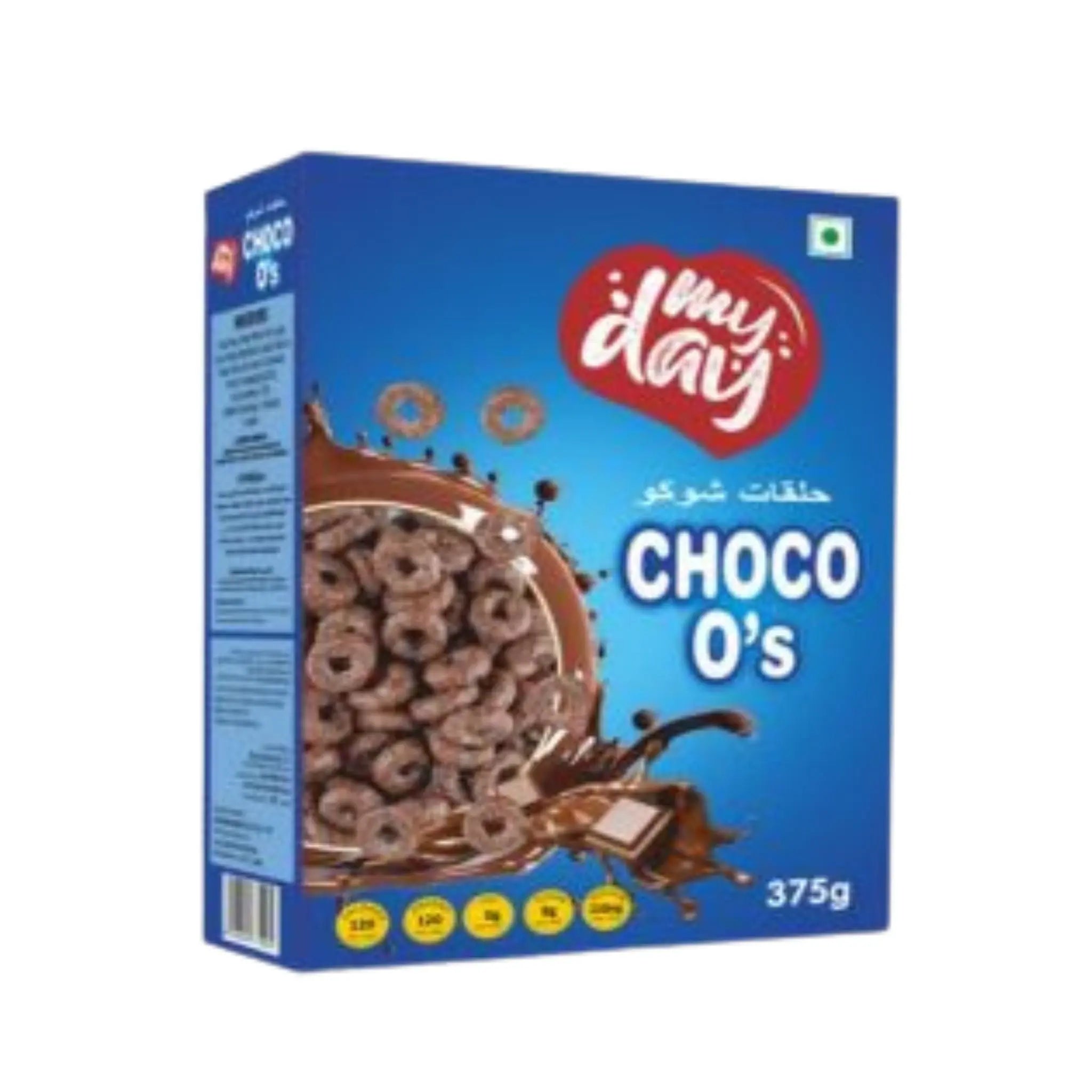 MyDay Choco O's Cereal -12x375g (1 carton) - Marino.AE