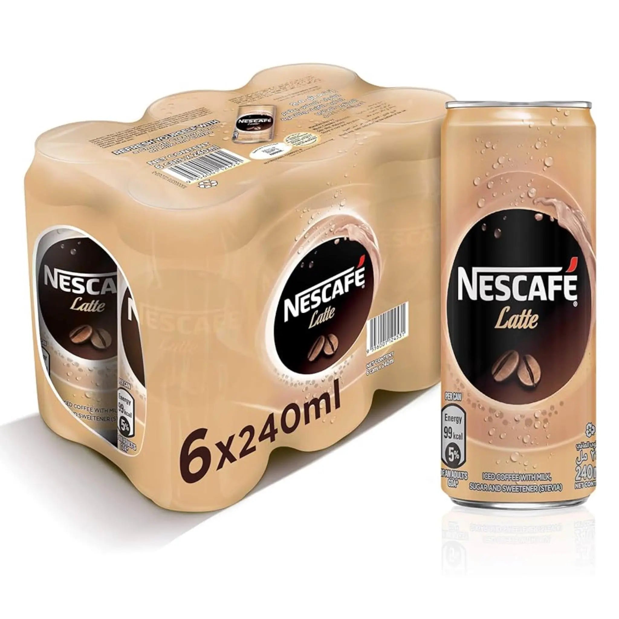 NESCAFE CAN LATTE 240ml - Pack of 6 Marino.AE