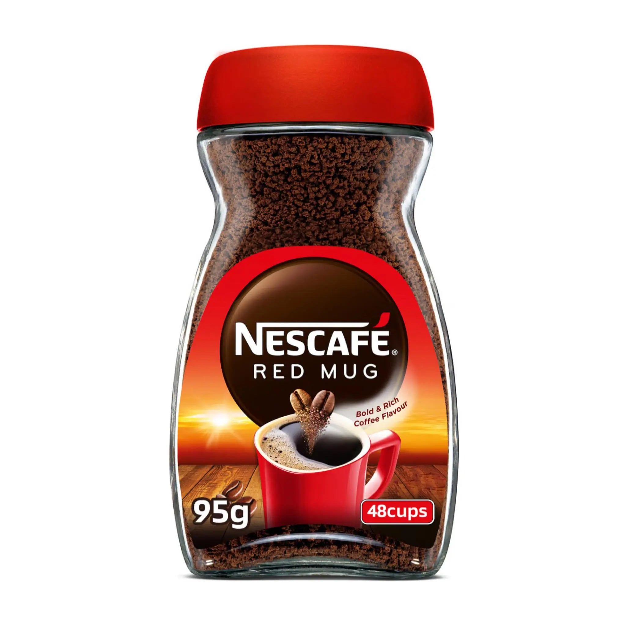 NESCAFE RED MUGSOLUBLE COFFEE 95G - Pack of 12 Marino.AE