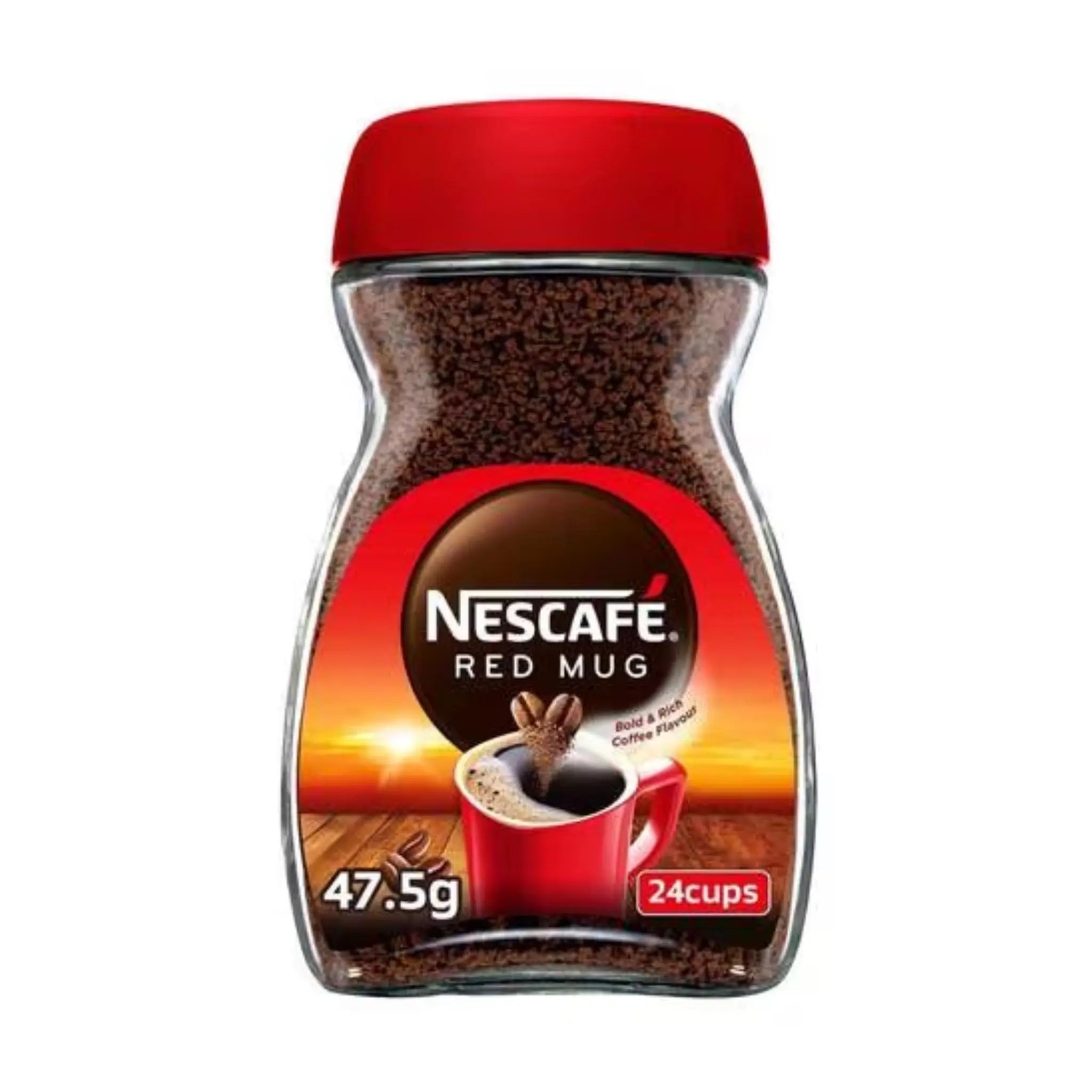 NESCAFE REDMUG SOLUBLE COFFEE 47.5G - Pack of 12 Marino.AE