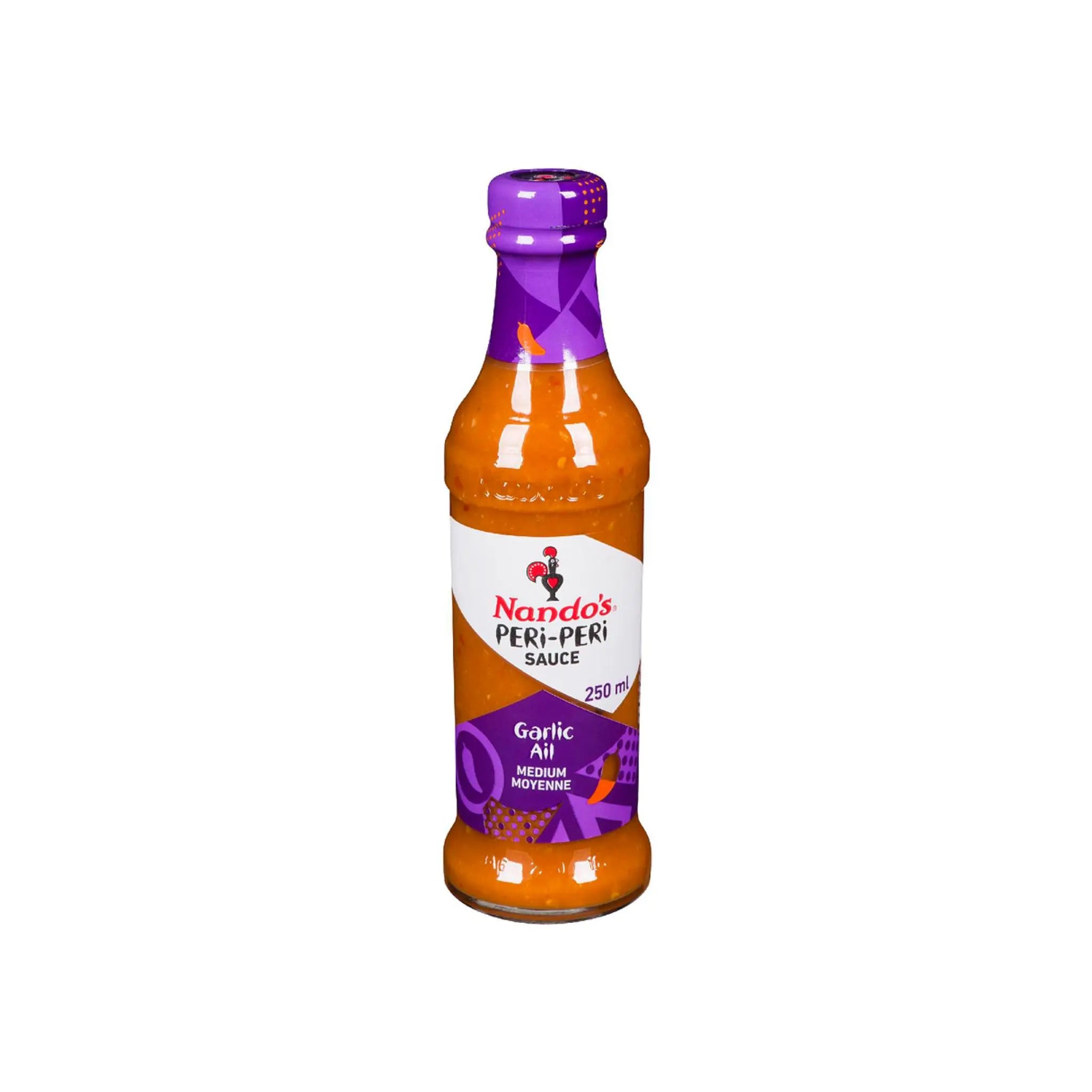 Nando's Garlic Peri-Peri Sauce - 250mlx6 (1 carton) - Marino.AE