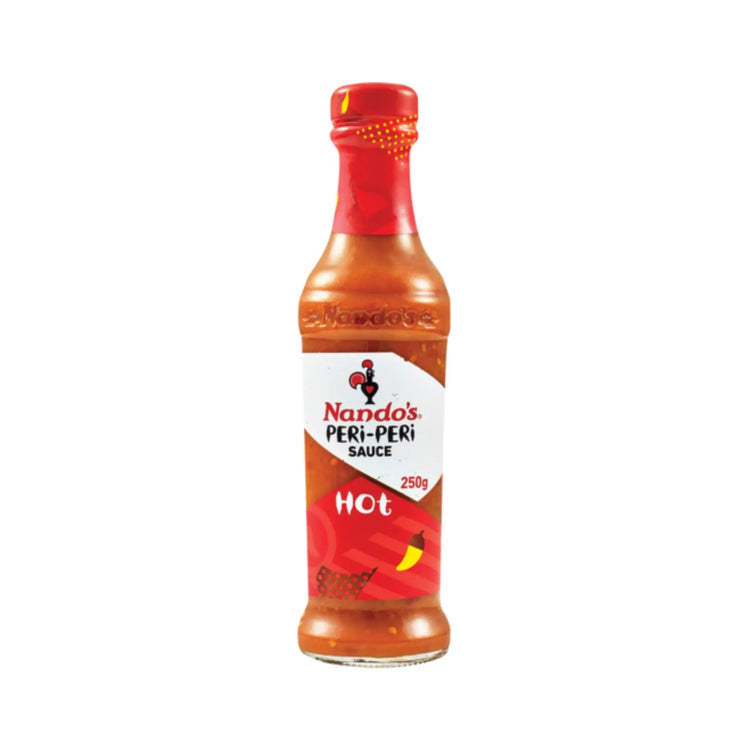 Nando's Hot Peri-Peri Sauce - 250mlx6 (1 carton) - Marino.AE