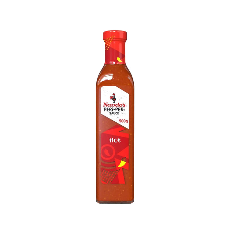 Nando's Hot Peri-Peri Sauce - 500mlx6 (1 carton) - Marino.AE