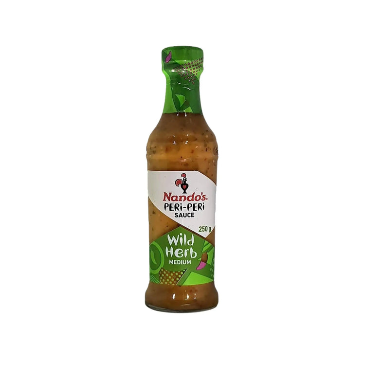 Nando's Wild Herb Peri-Peri Sauce - 250mlx6 (1 carton) - Marino.AE