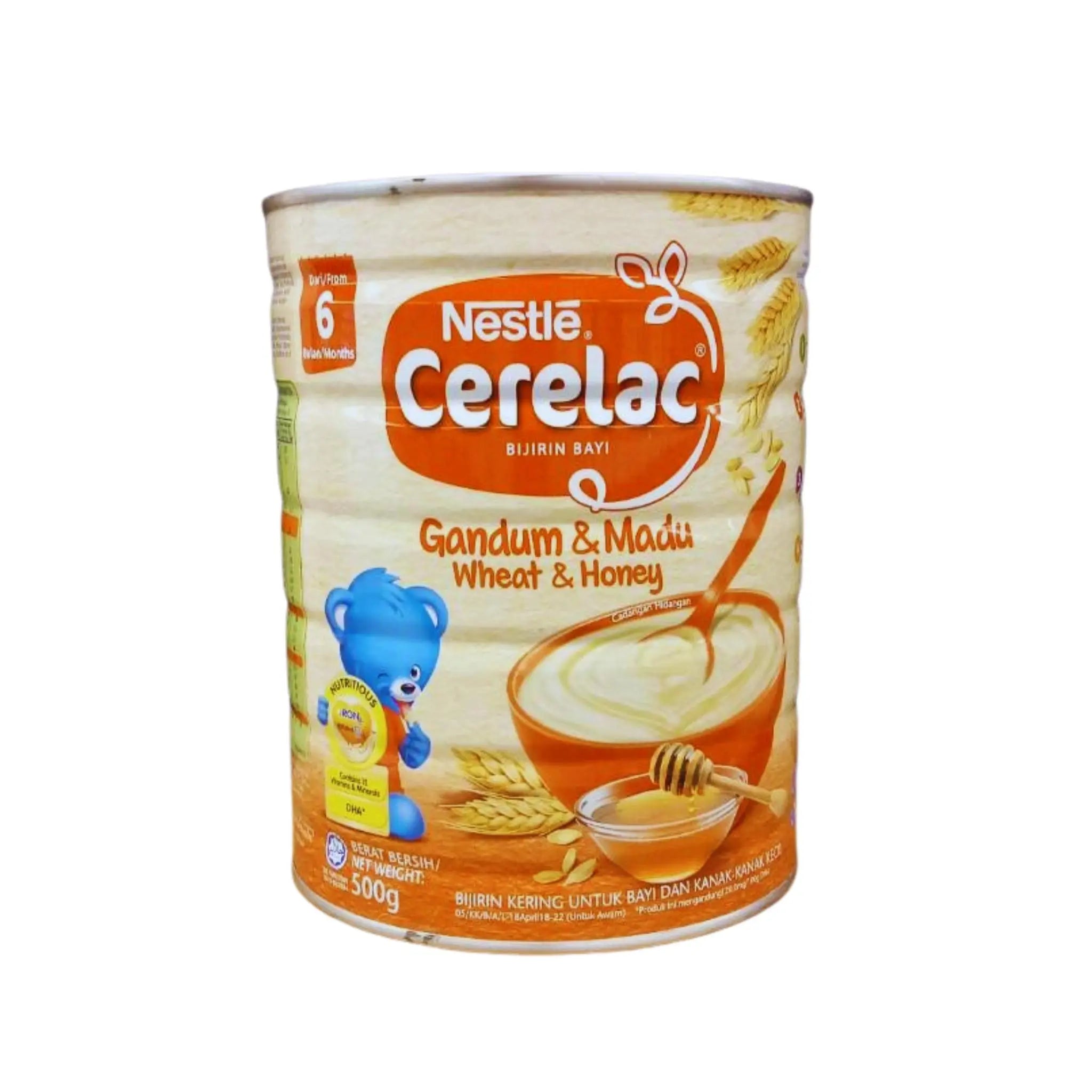 Nestle Cerelac Wheat & Honey (from 6  Months) - 12x500g (1 carton) - Marino.AE