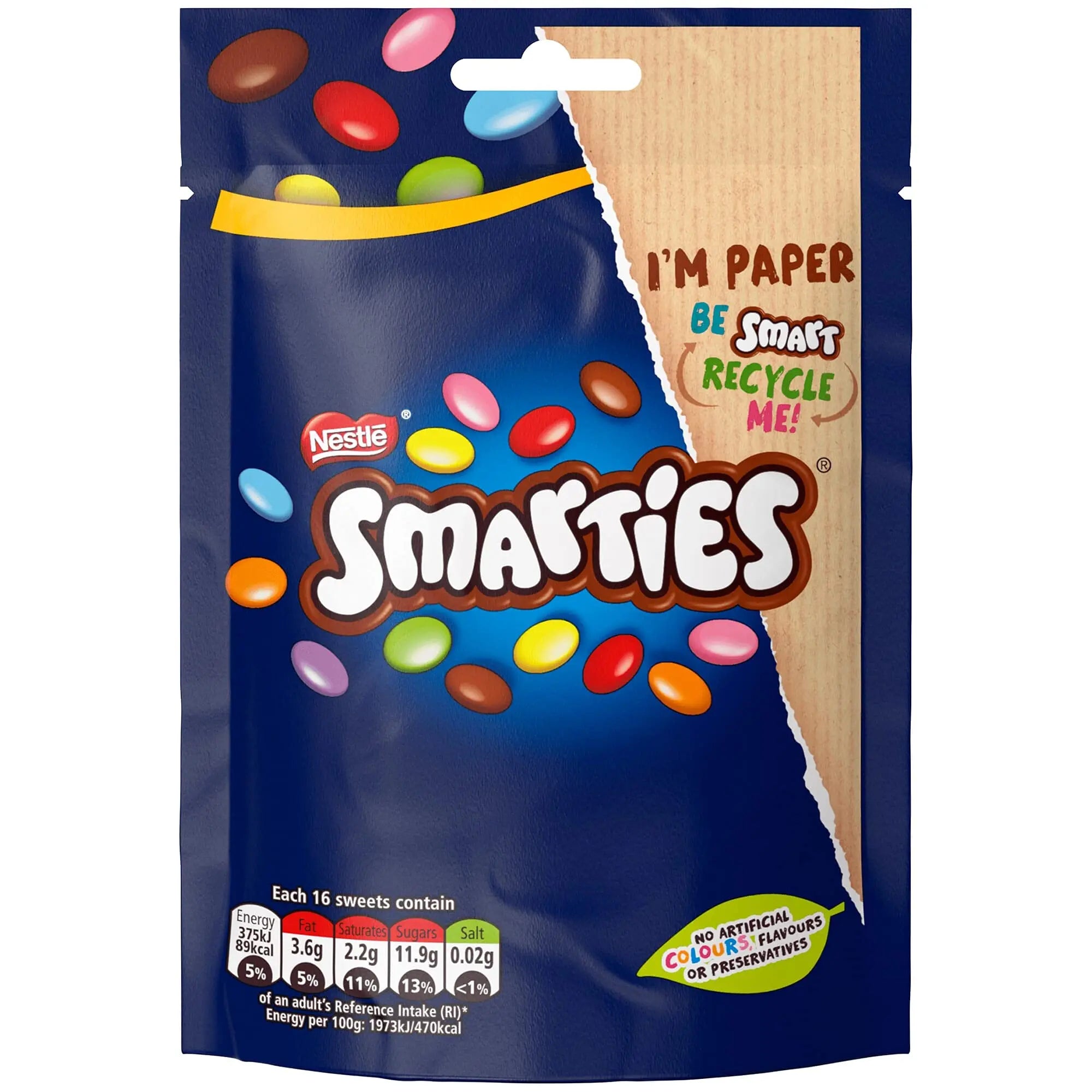 Nestle Smarties Sharing Bag (8X105G) Nestle