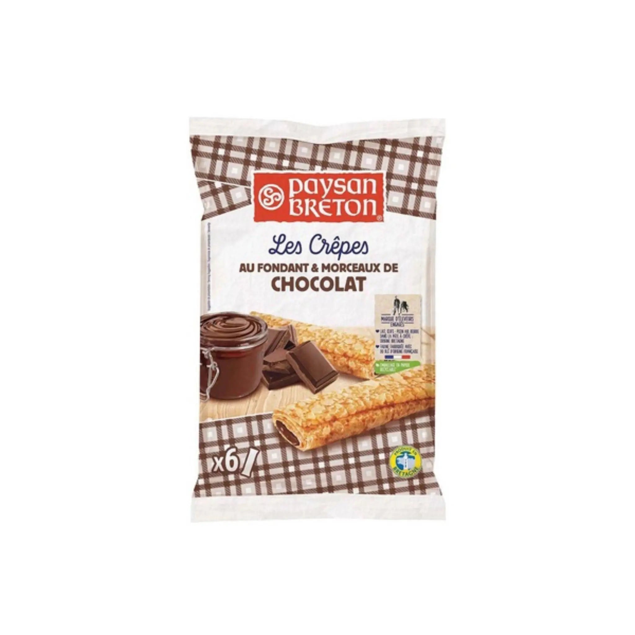 PAYSAN BRETON CHOCOLATE PANCAKE - 10X180GM Marino.AE