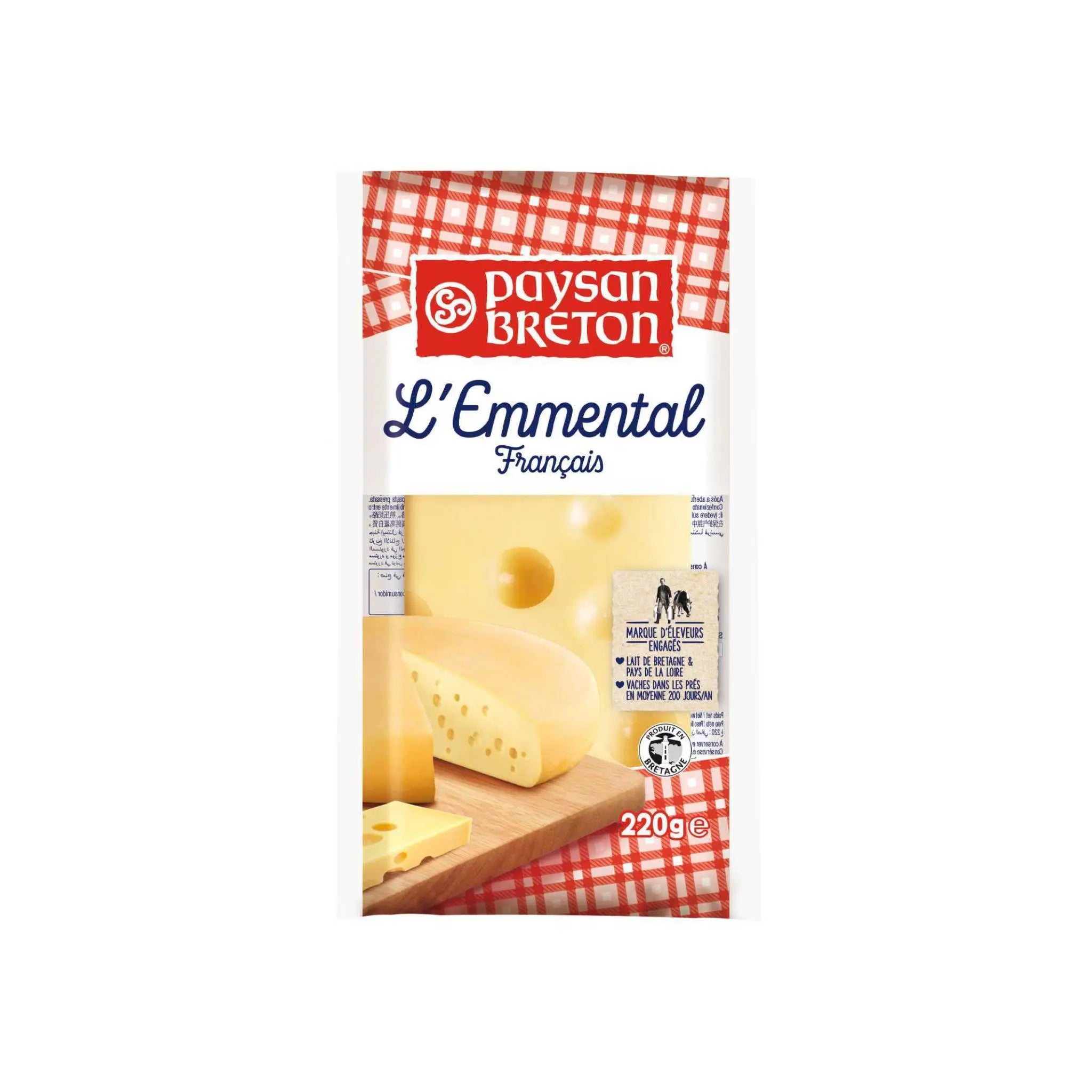 PAYSAN BRETON EMMENTHAL PORTION - 20x220G Marino.AE