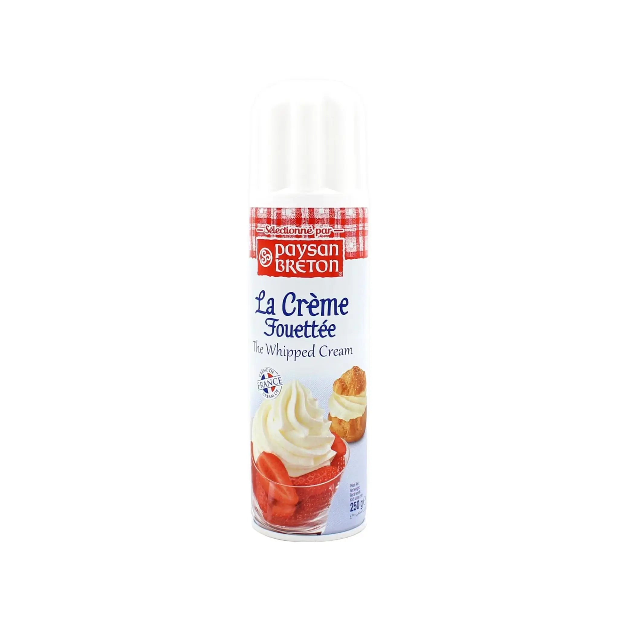 PAYSAN BRETON WHIPPING CREAM SPRAY - 12X250 GM Marino.AE