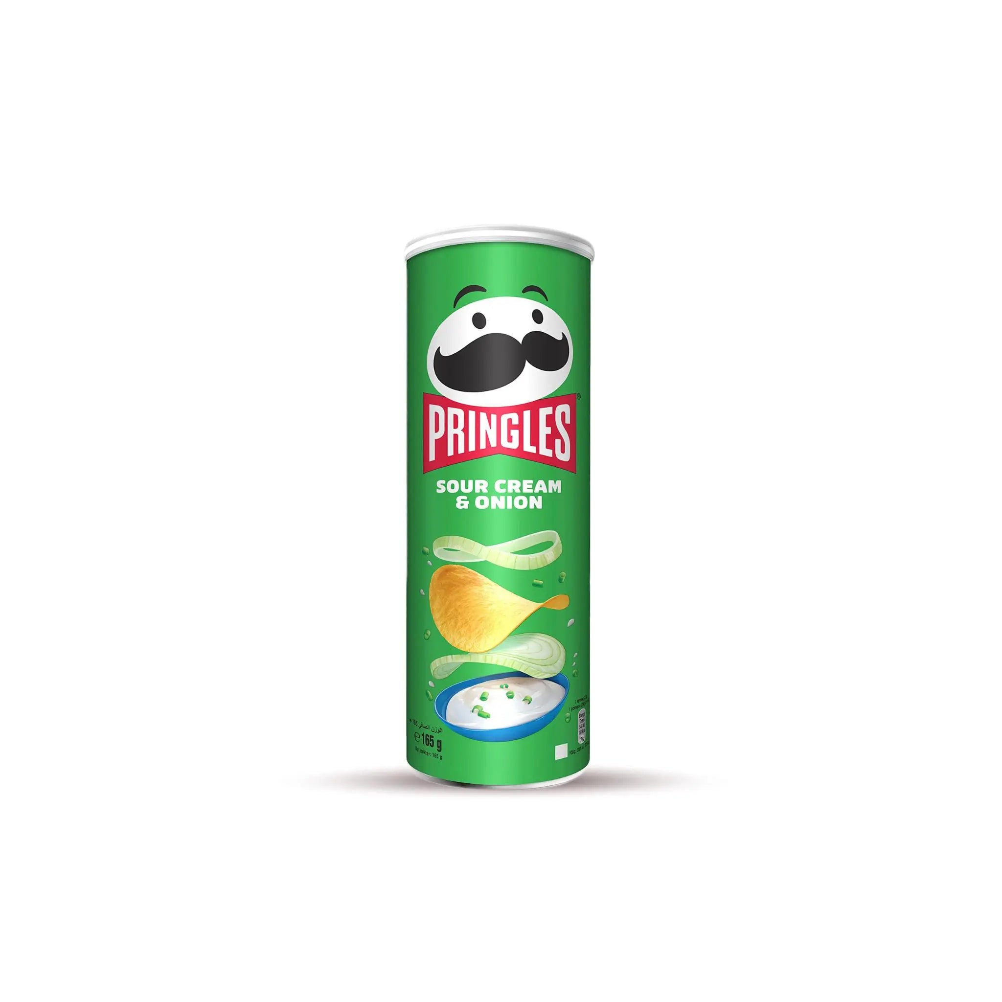 Pringles Sour Cream & Onion Chips Can 19X165G Pringles