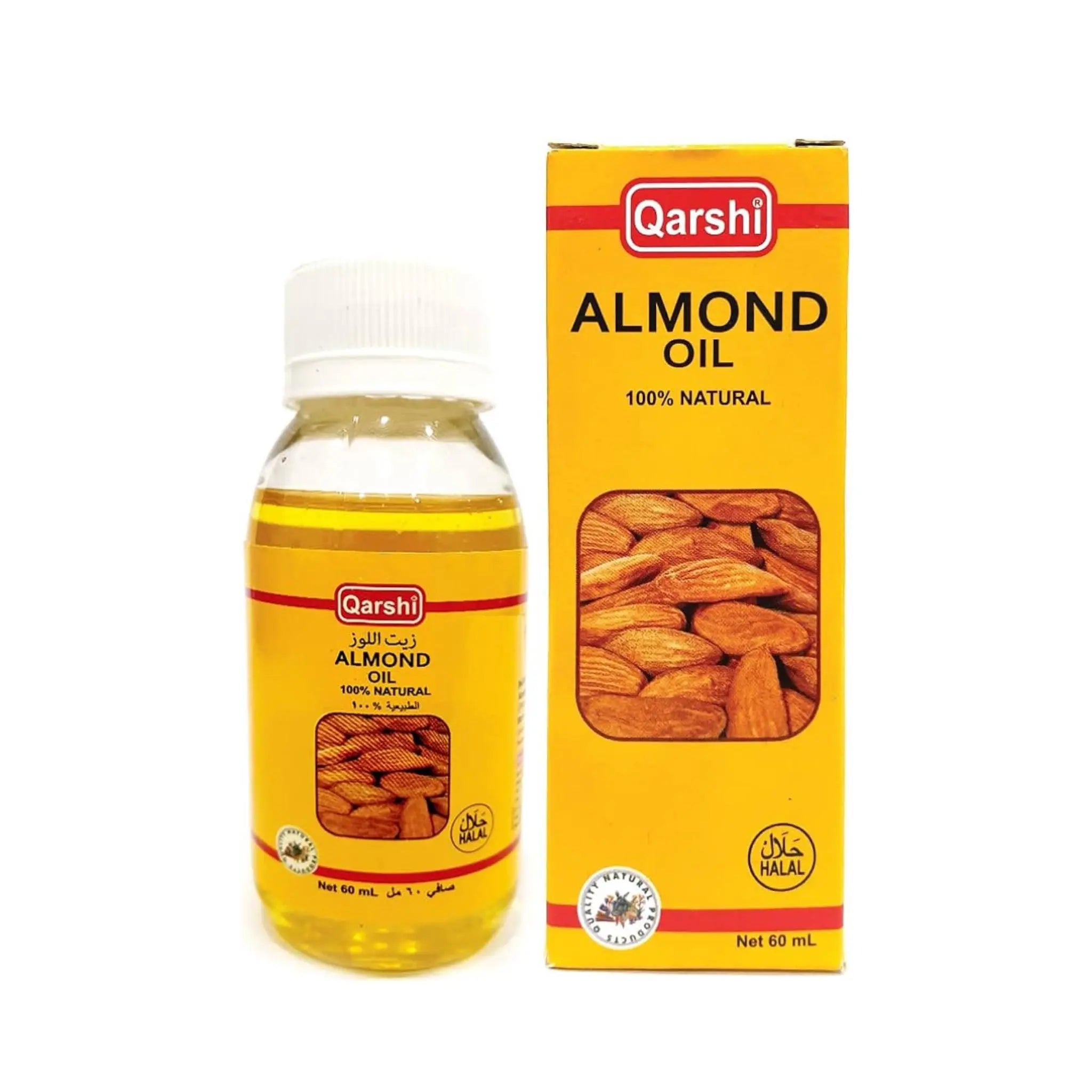 Qarshi Almond Oil - 60mlx90 (1 carton) Marino.AE
