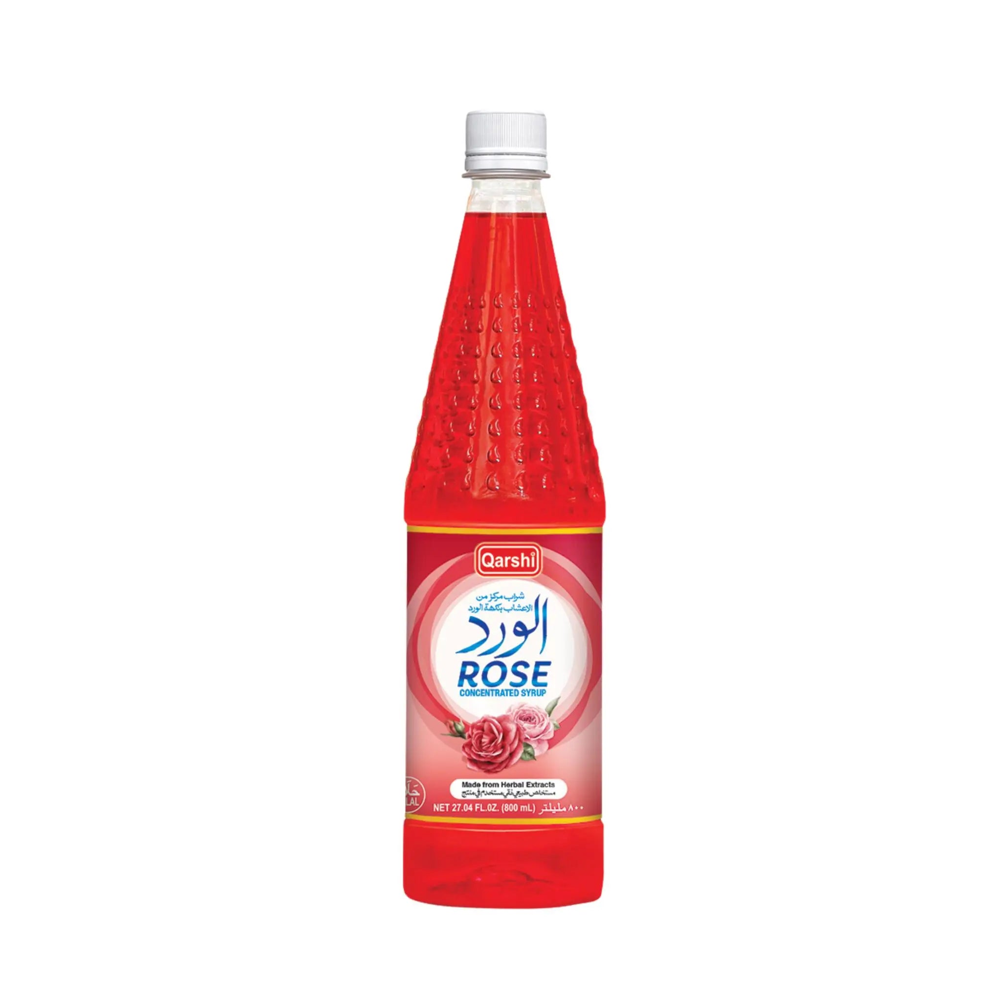 Qarshi Rose Syrup - 800mlx12 (1 carton) Marino.AE