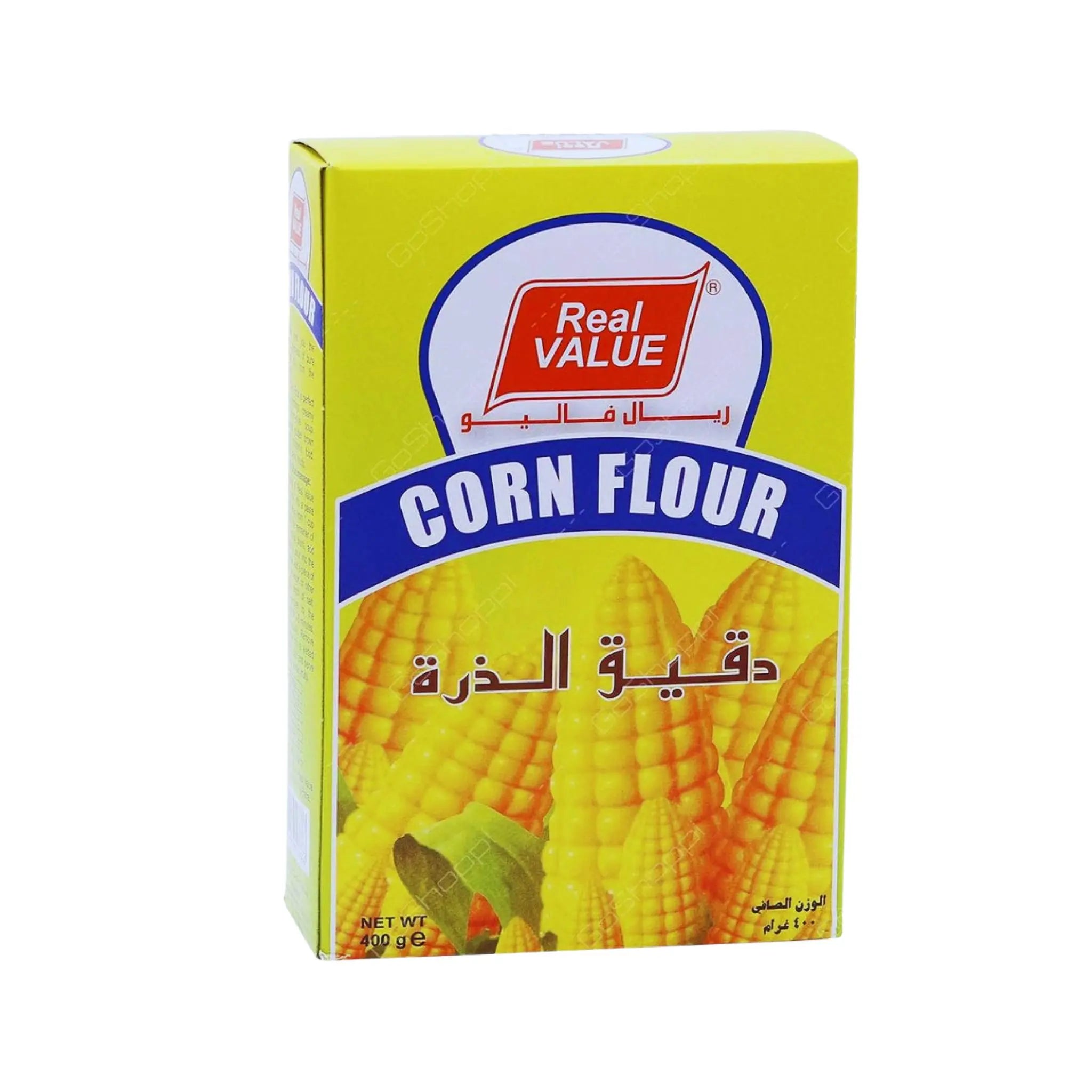 Real Value Corn Flour - 400gx24 (1 carton) - Marino.AE