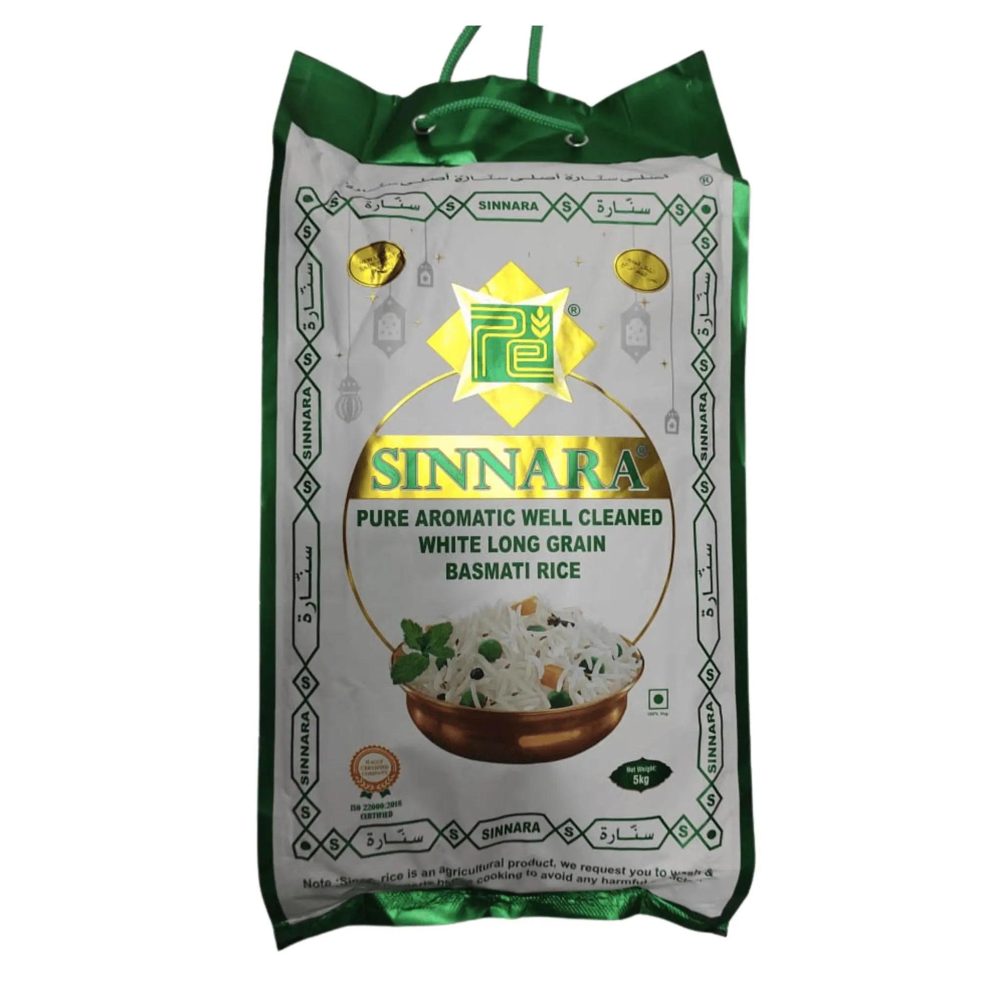 SINNARA Basmati Rice-Pak 5Kg x8 (40 kg) - Marino.AE