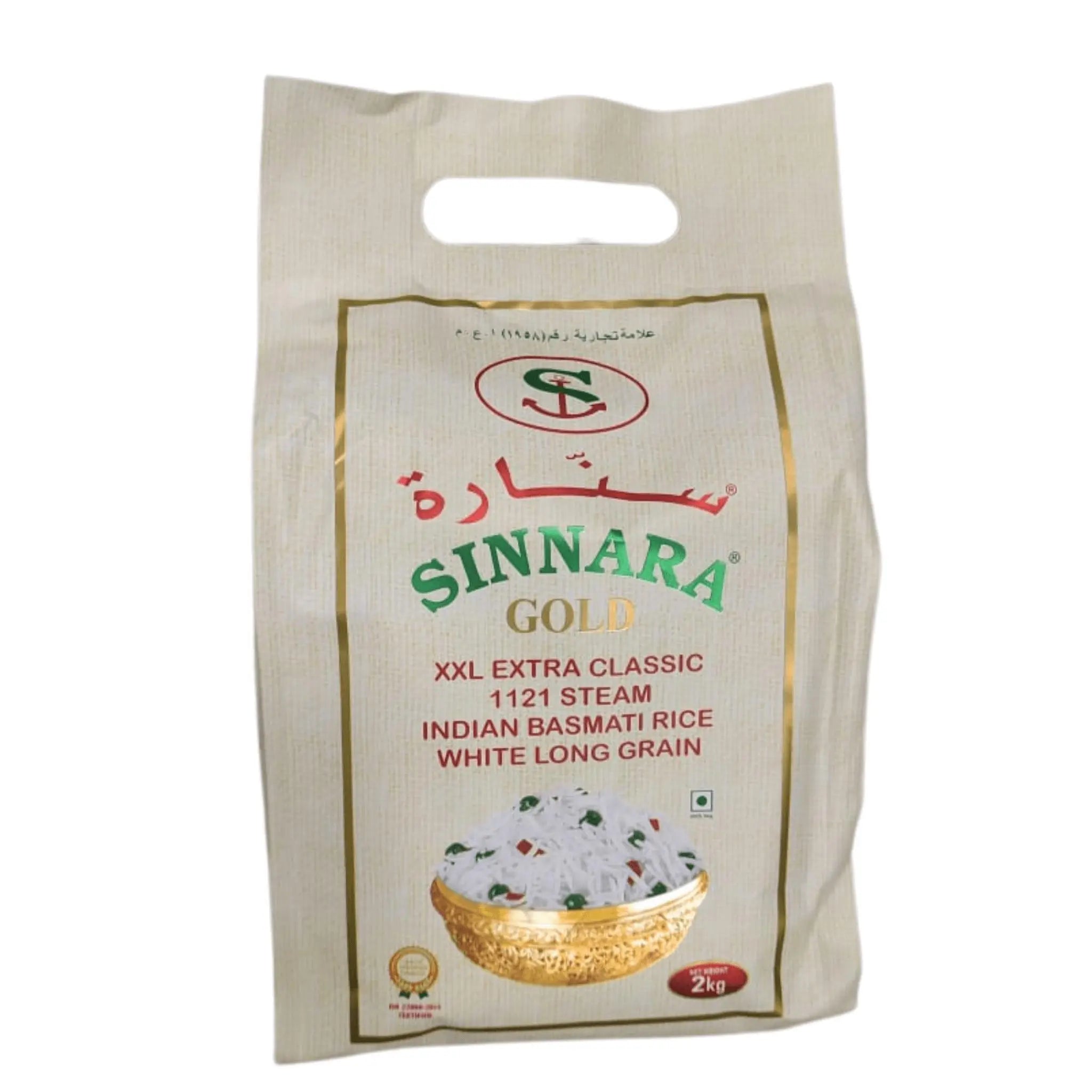 SINNARA Gold Basmati Rice-India 2Kg x20 (40kg) Marino.AE