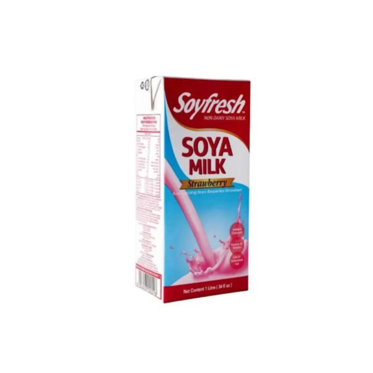 SOYA MILK STRAWBERRY - 12x1Ltr Marino.AE