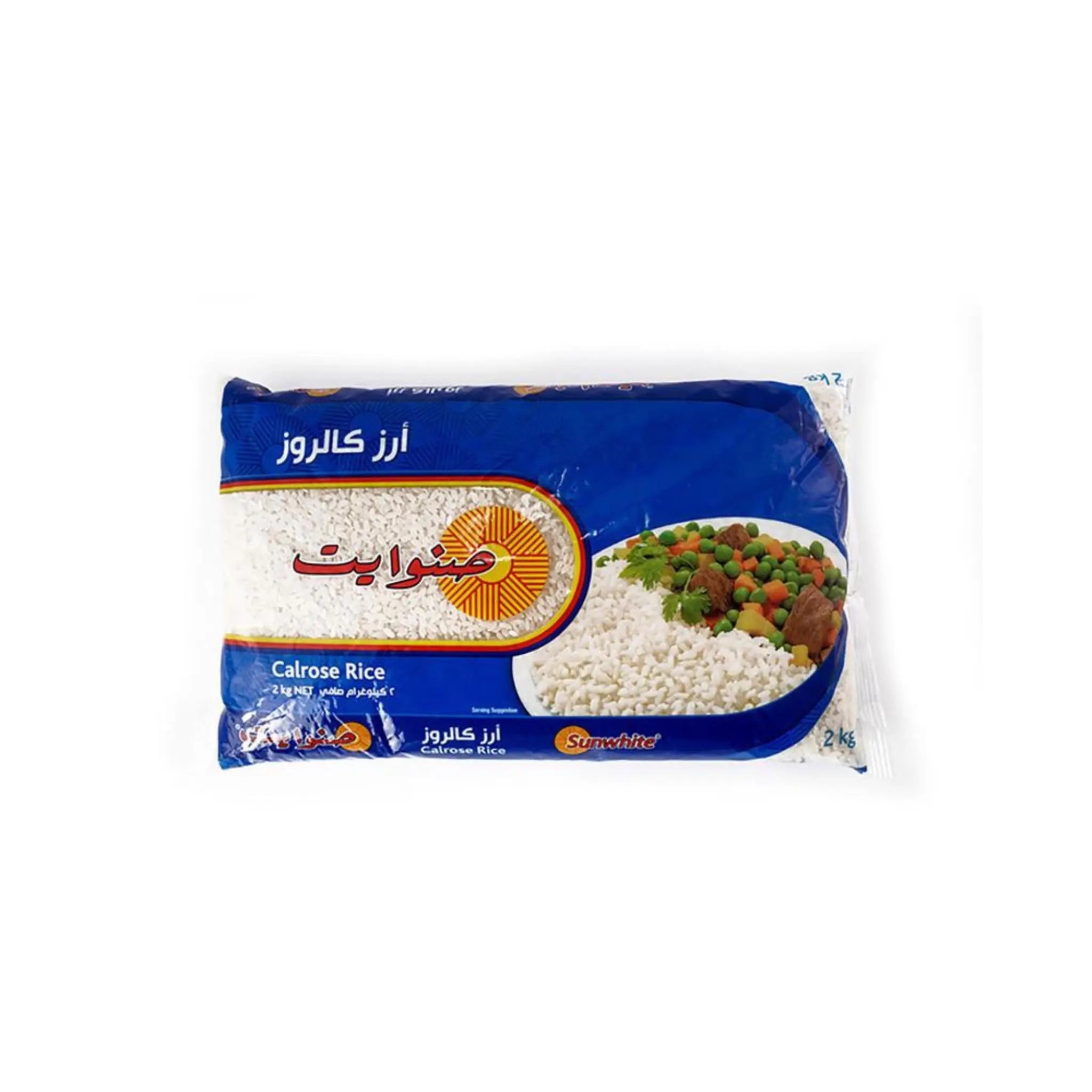 SUNWHITE CALR0SE RICE (P) BAG - 10x2KG Marino.AE