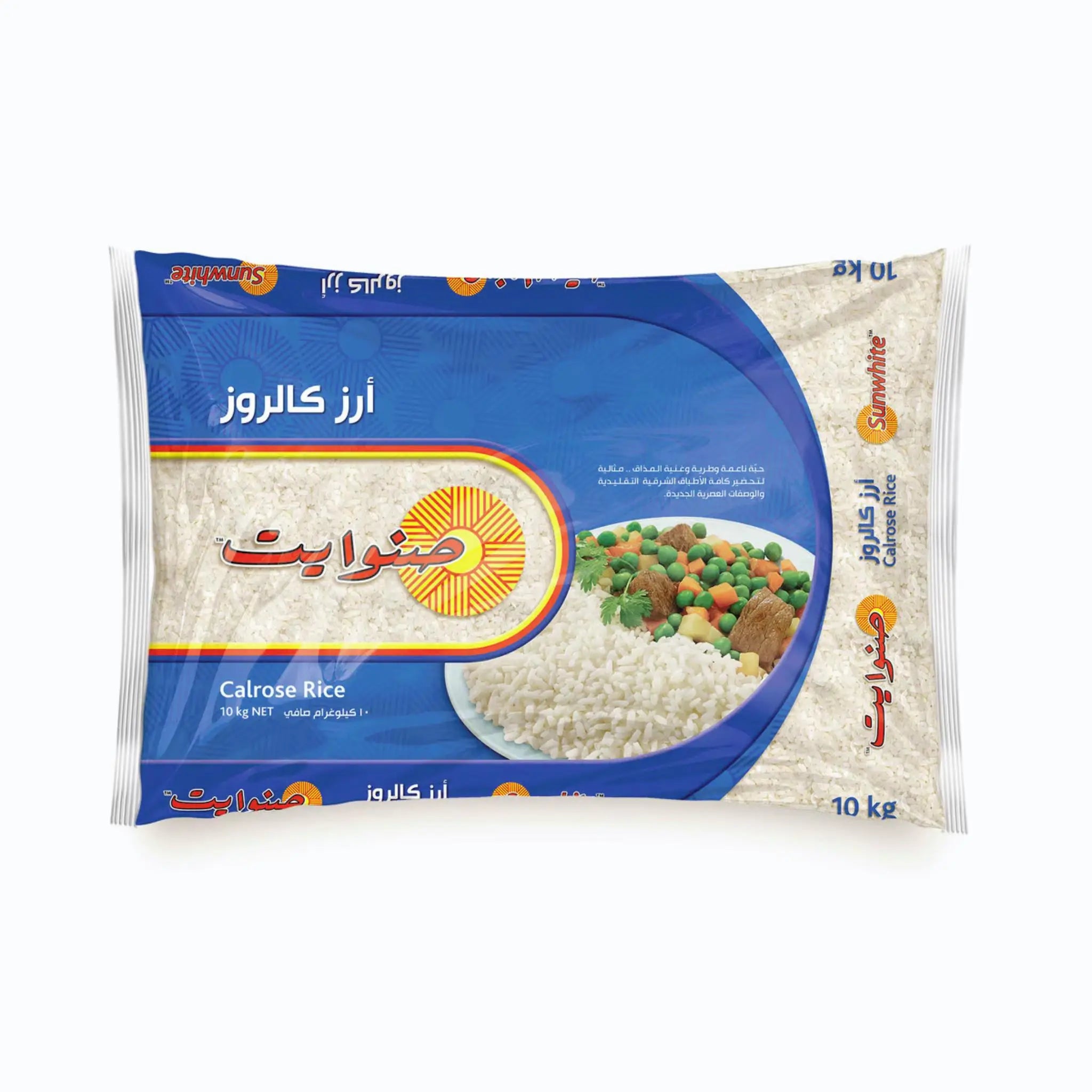 SUNWHITE CALR0SE RICE (P) BAG - 1x10KG Marino.AE