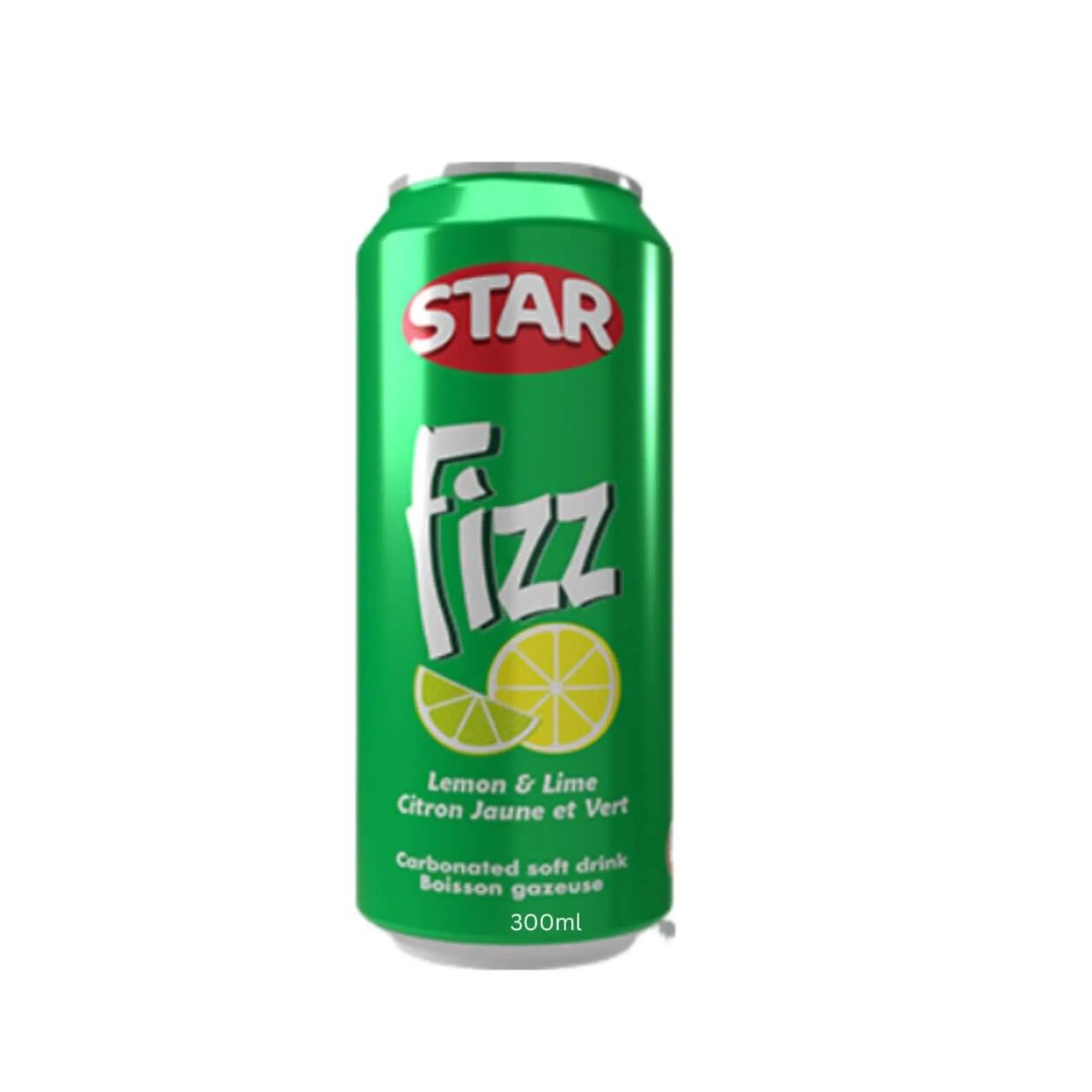 Star Fizz up Lemon & Lime Carbonated Soft Drink 300 ml x 24 Marino.AE