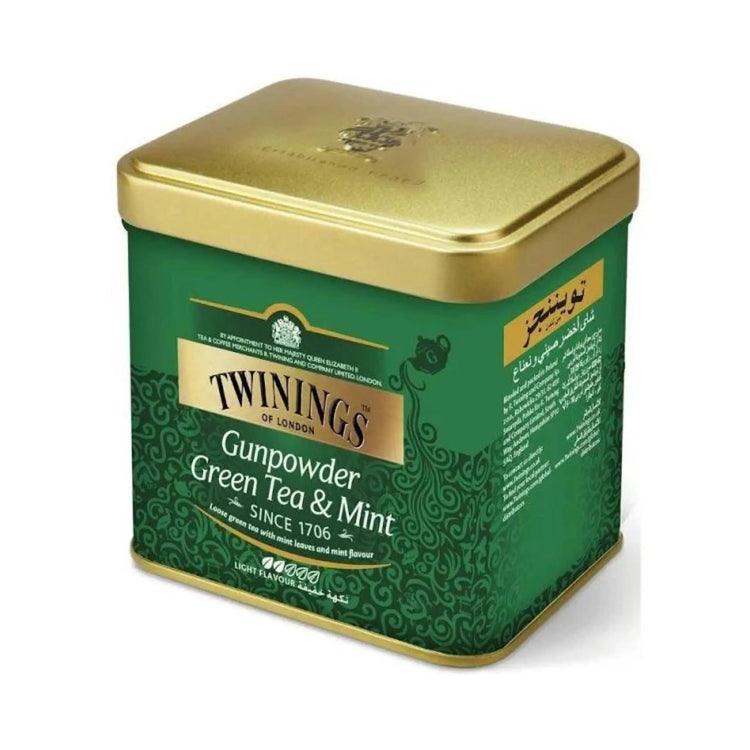 TWININGS GUN POWDER GREEN MINT TIN 500gm (6x500g) Twinings