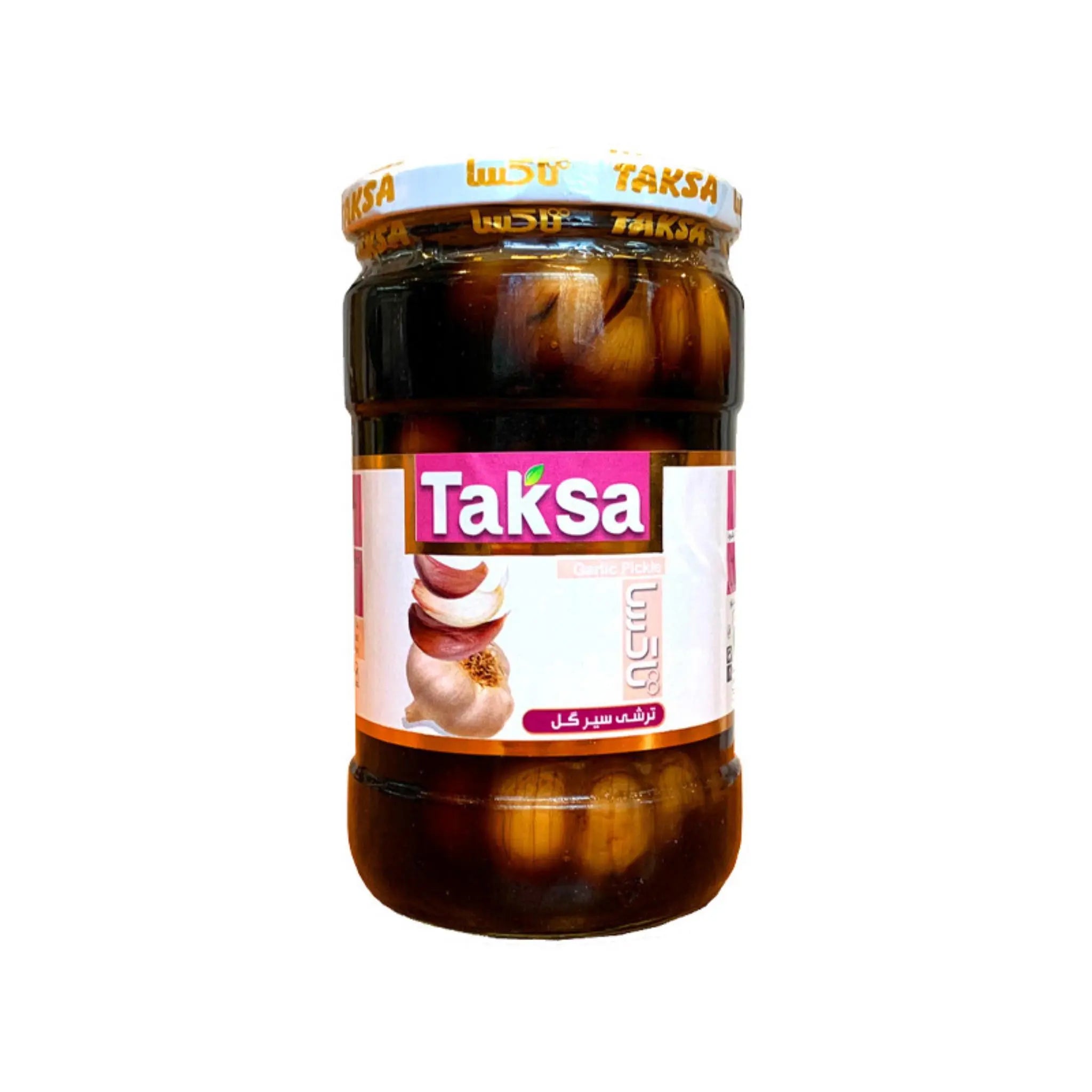 Taksa Garlic Pickle (Brown) - 660gx12 (1 carton) Marino.AE