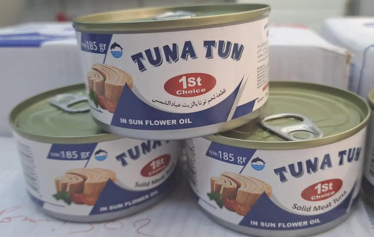 Tuna chunk in Sunflower Oil - 185gx48 Pcs (1 Carton) Marino Wholesale