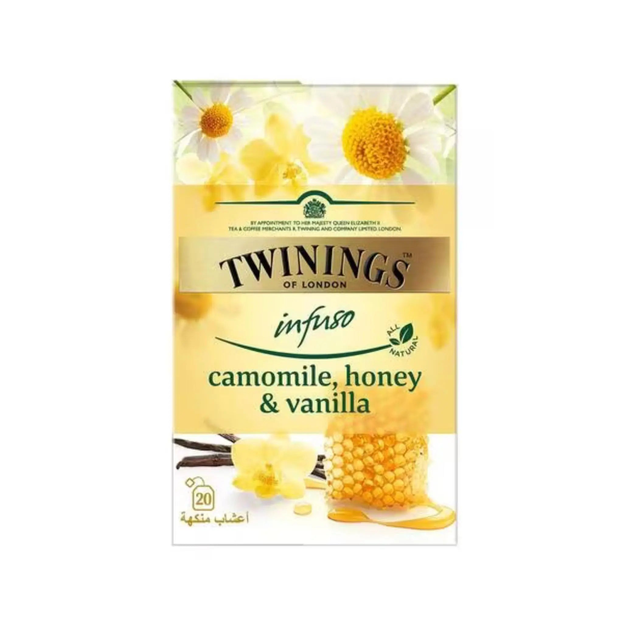 Twinings Camomile Honey And Vanilla Tea Bags (6x20's) Twinings