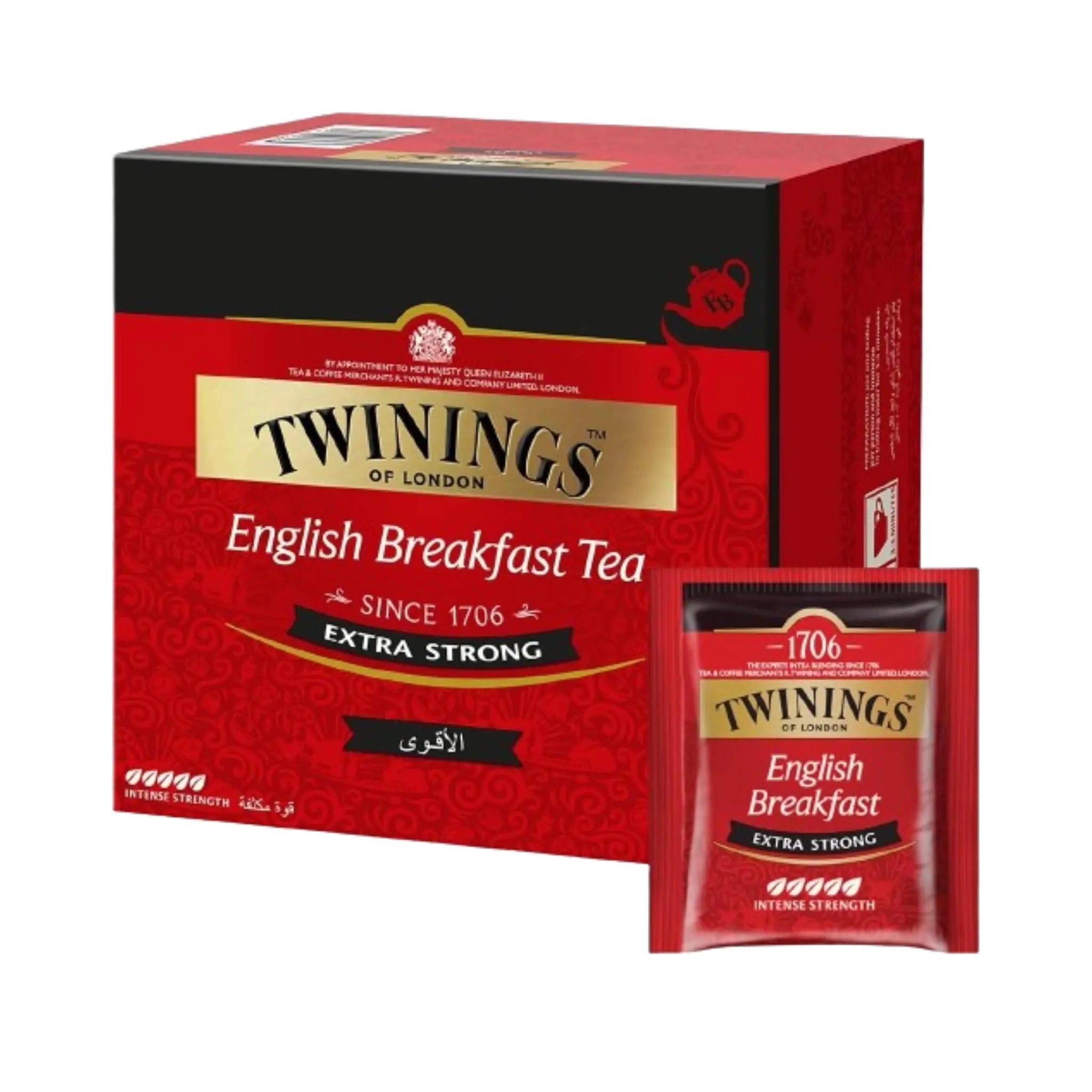Twinings English Breakfast Extra Strong Tea (4x100's) Twinings