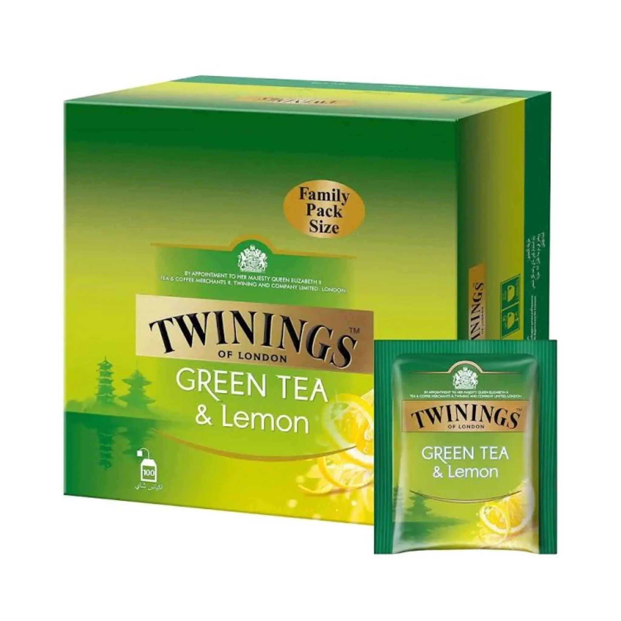 Twinings Green and Lemon Tea Bags (4x100's) Twinings