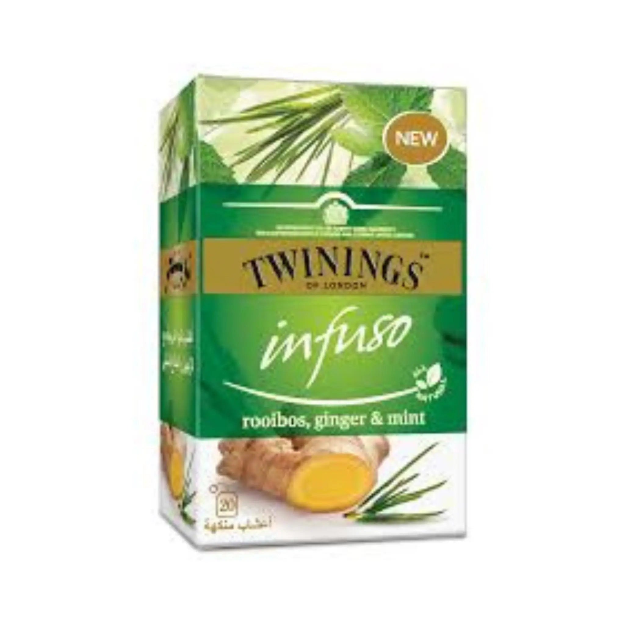 Twinings Infuso Rooibos, Ginger & Mint 20 Tea Bags (6x20's) Twinings