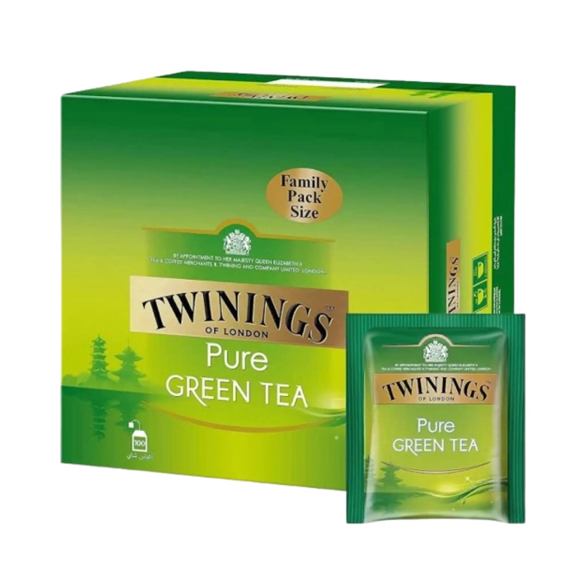 Twinings Pure Green Tea bags (4x50s) Twinings