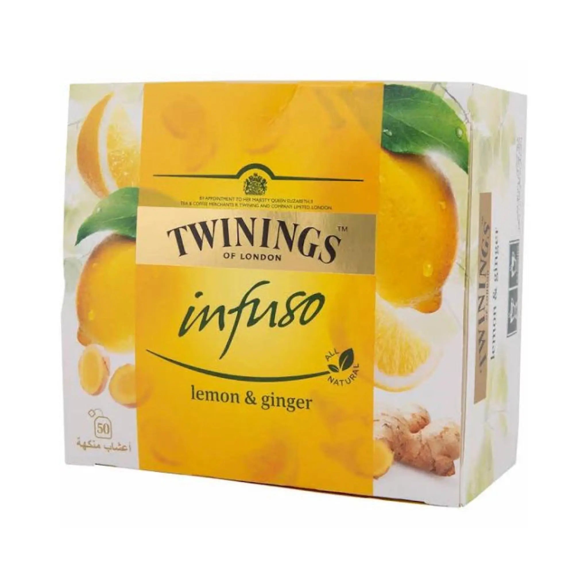 Twinings Tea Infuso Lemon & Ginger Tea Bags (6x20's) Twinings