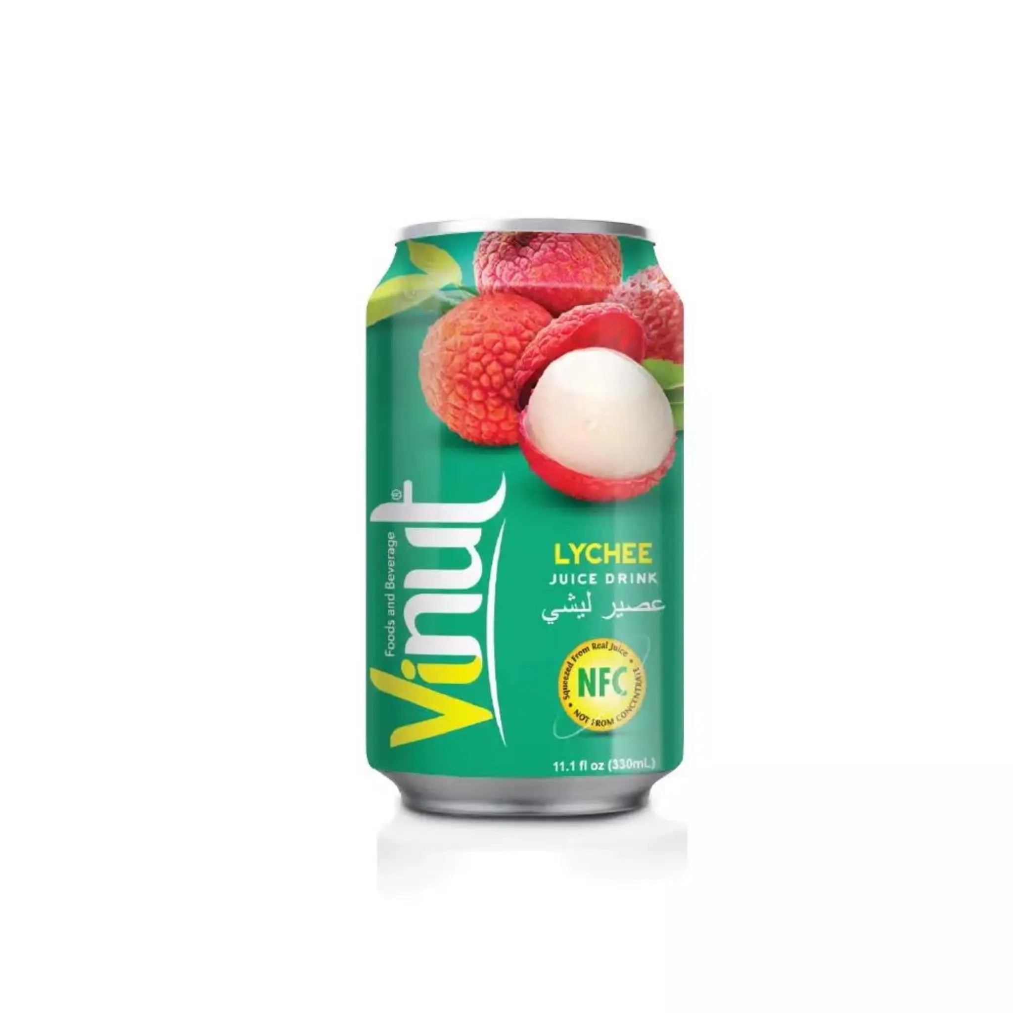 VINUT Fruit Juice-Lychee (24 x 330ml) Marino.AE