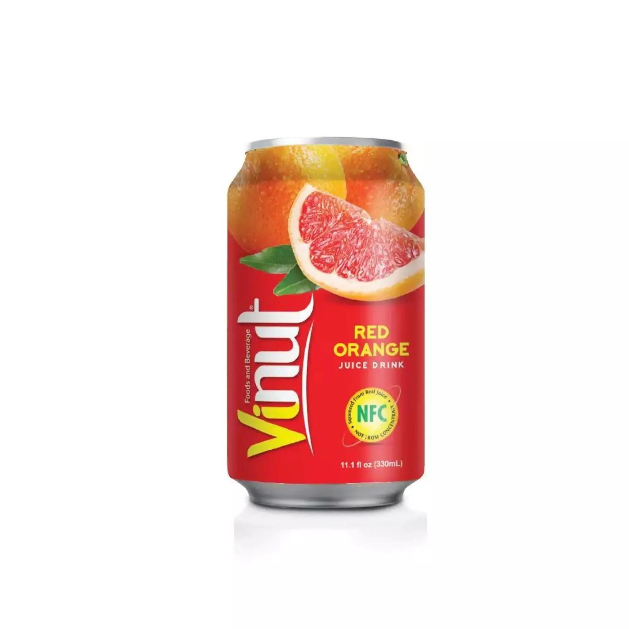 VINUT Fruit Juice-Red Orange (24 x 330ml) Marino.AE