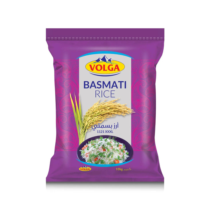 VOLGA BASMATI RICE 1121 XXXL 10KG - Pack of 4 Marino.AE